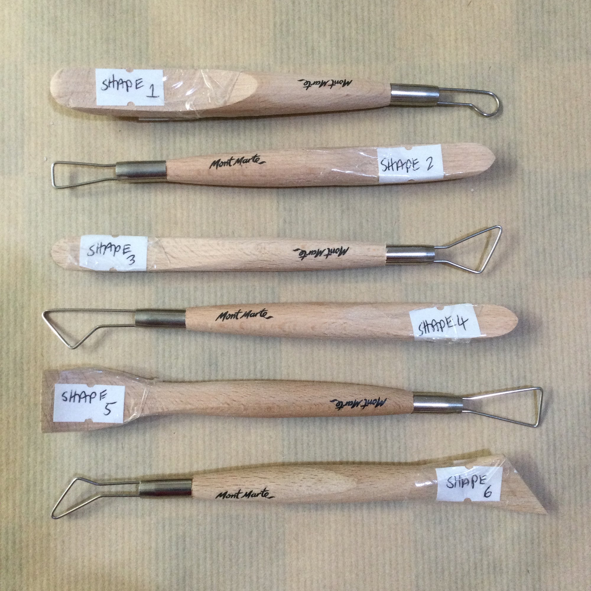 Mont Marte Wooden loop ribbon tools