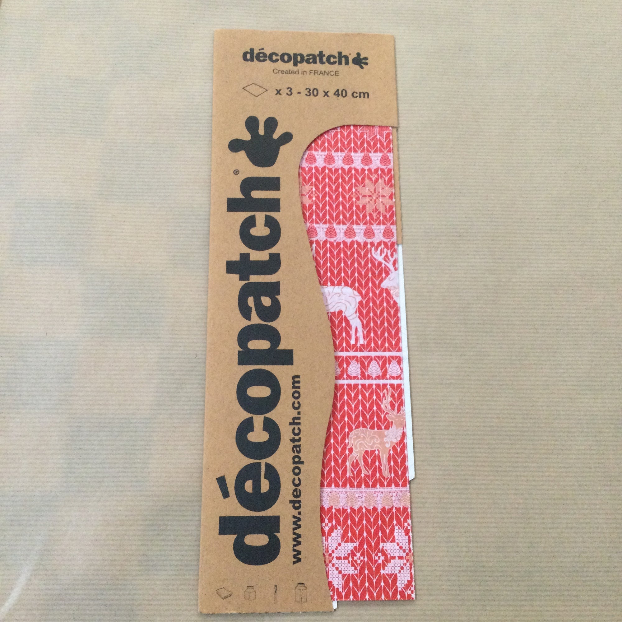 Decopatch paper / 3 sheet pack - 30cm x 40cm