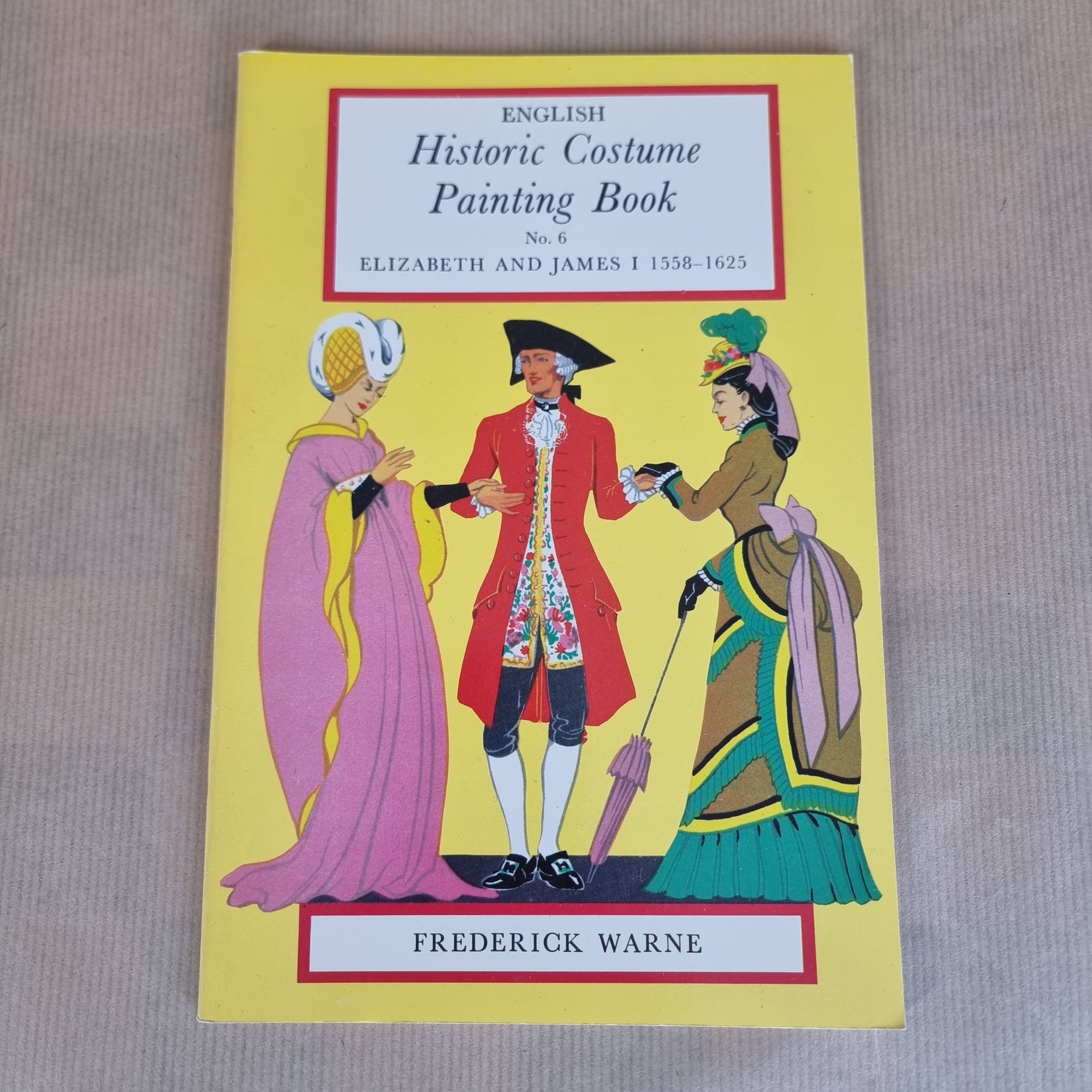 Historic Costume Painting Book ~ No.6