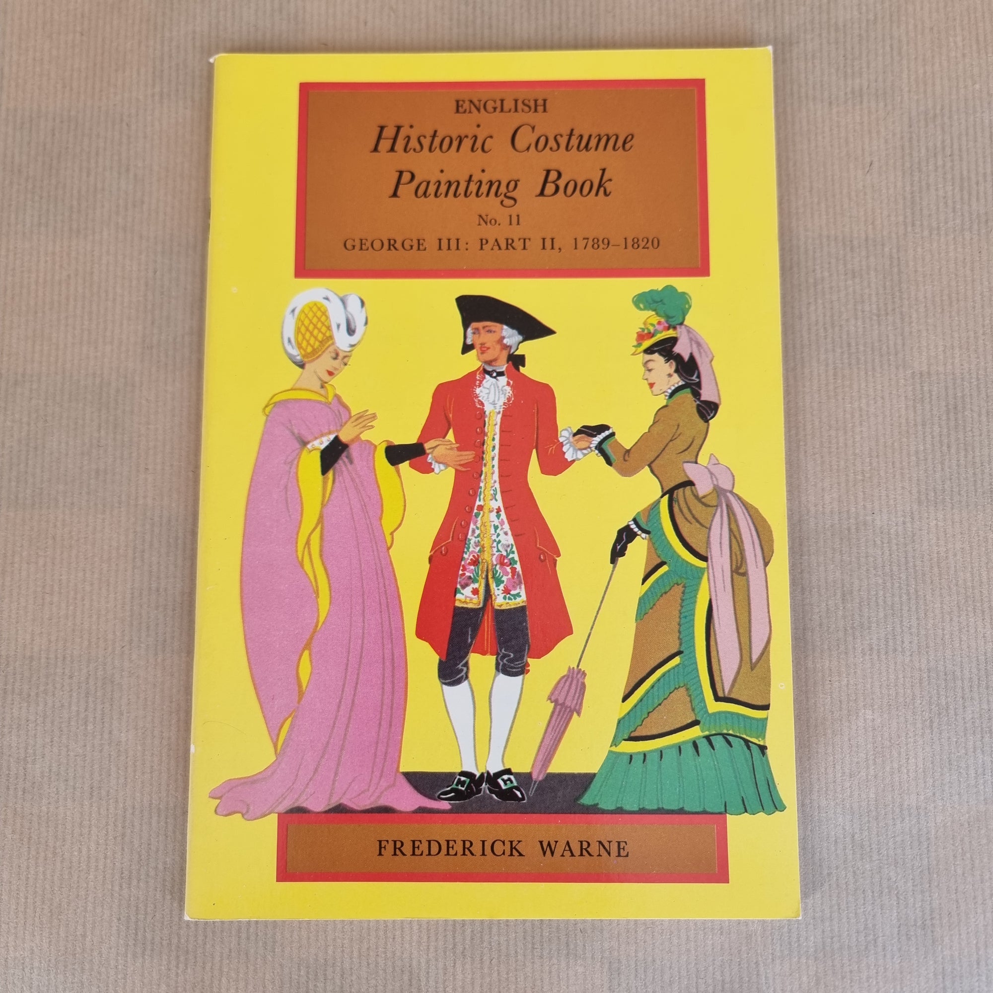 Historic Costume Painting Book ~ No.11