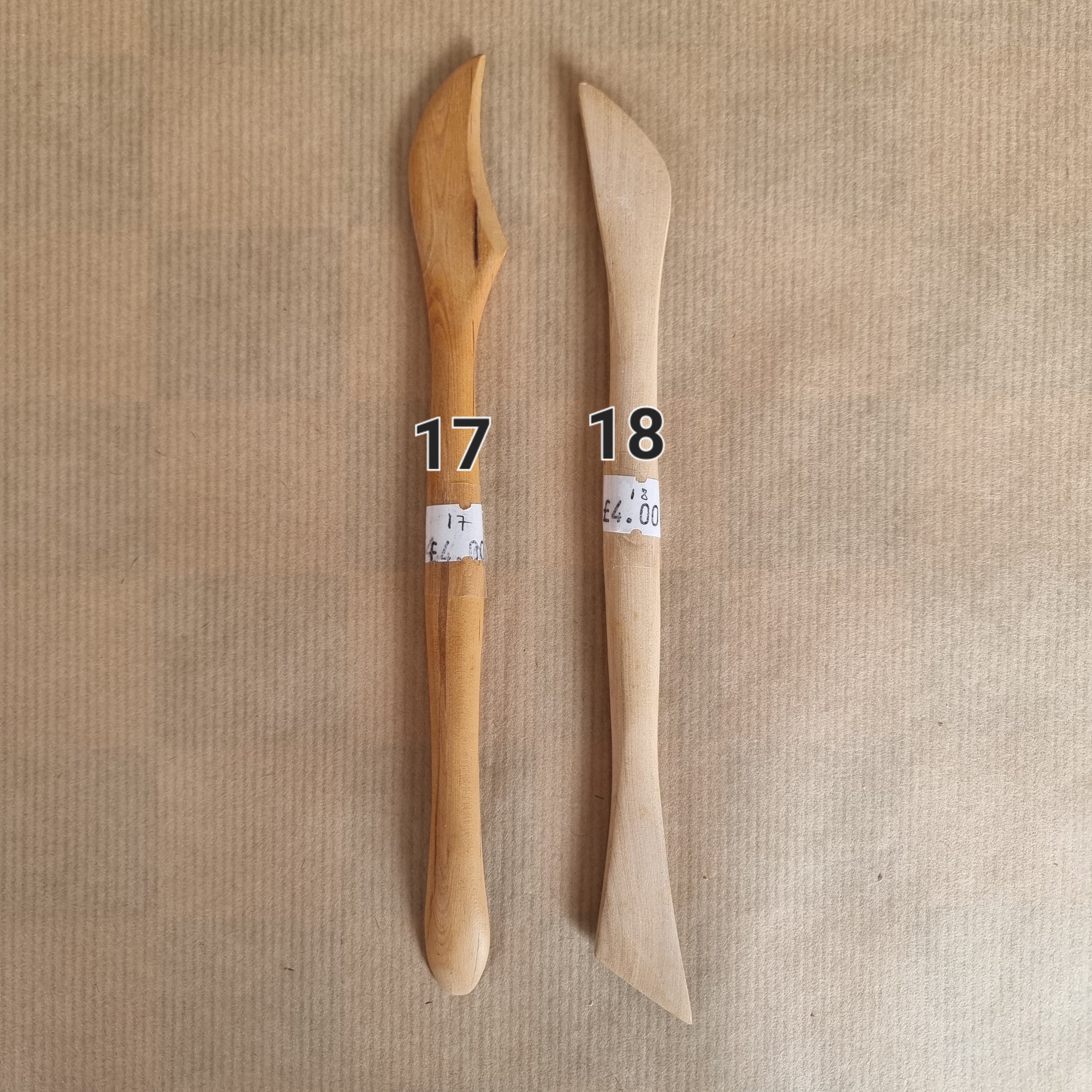 Boxwood sculpting tools ~ 20.5 cm / 8” length