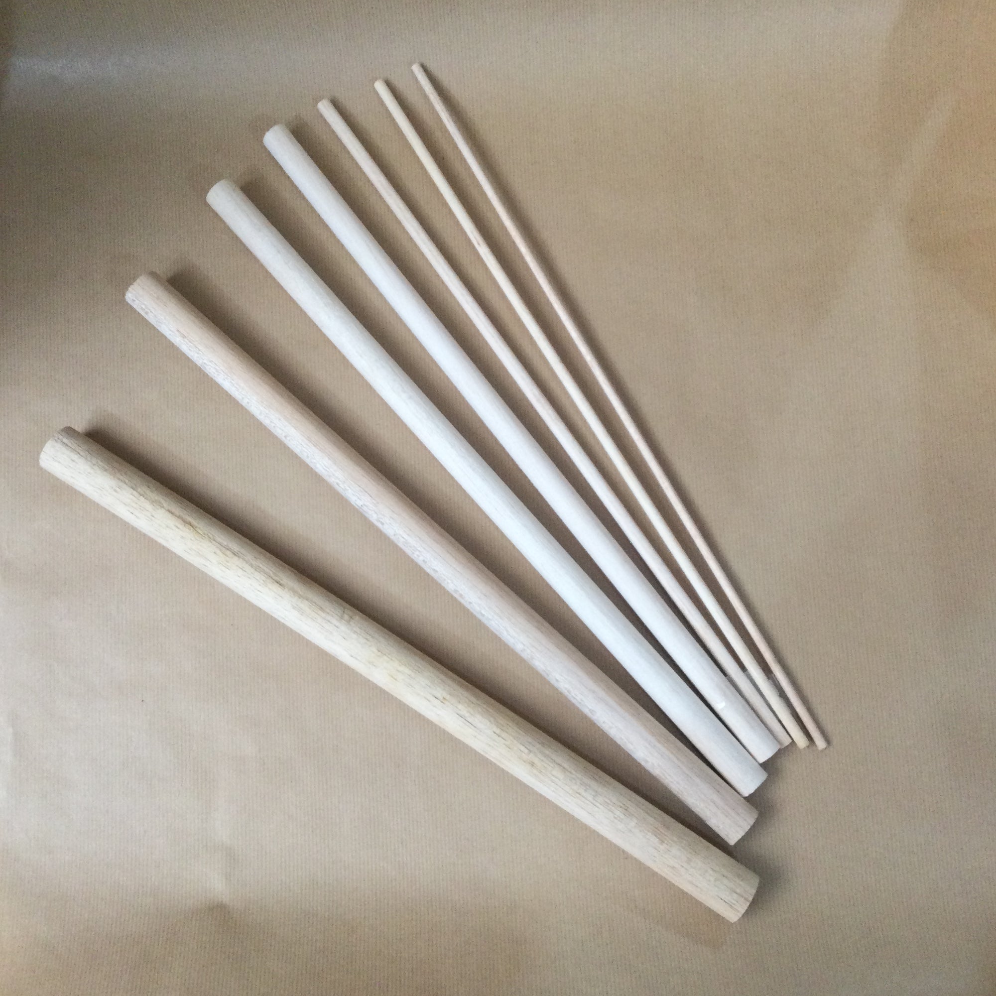 Balsa wood sticks cylinder rod