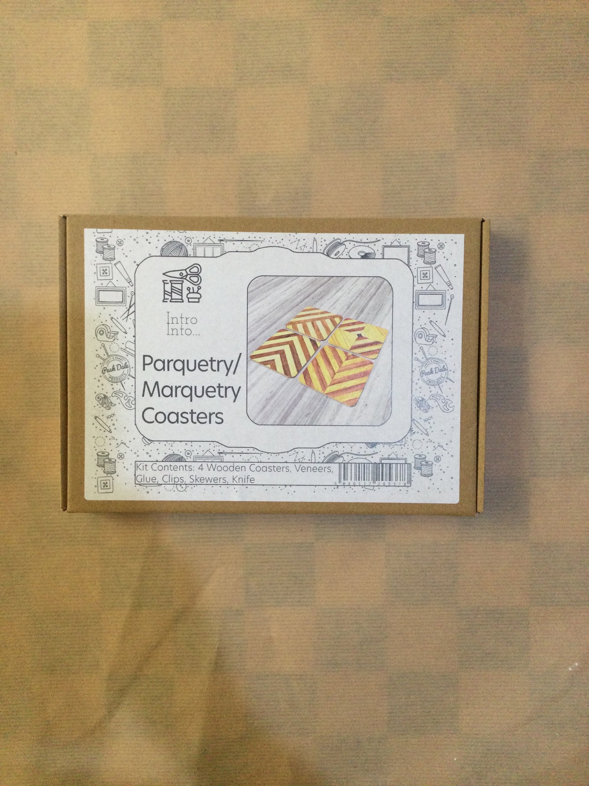 Parquetry/Marquetry Coasters kit