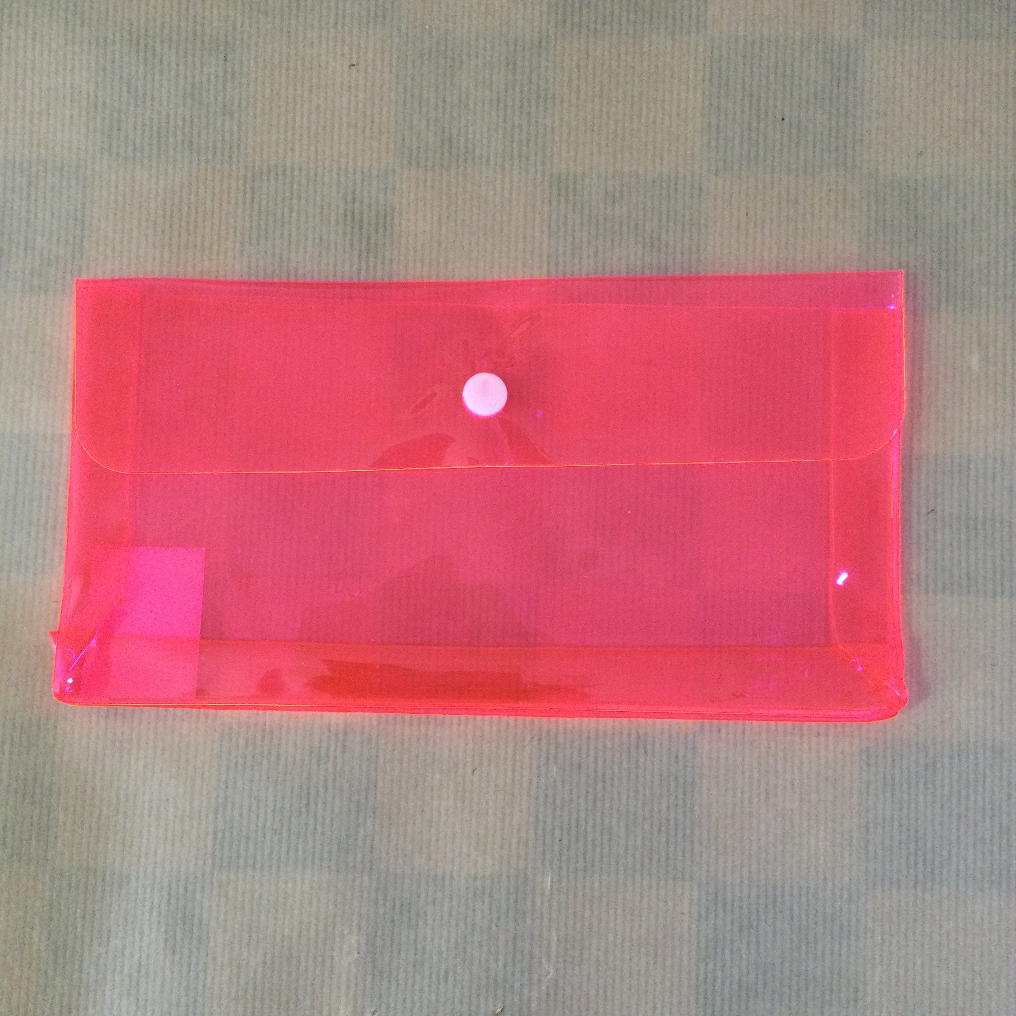 Transparent Neon PVC Popper Pencil Case