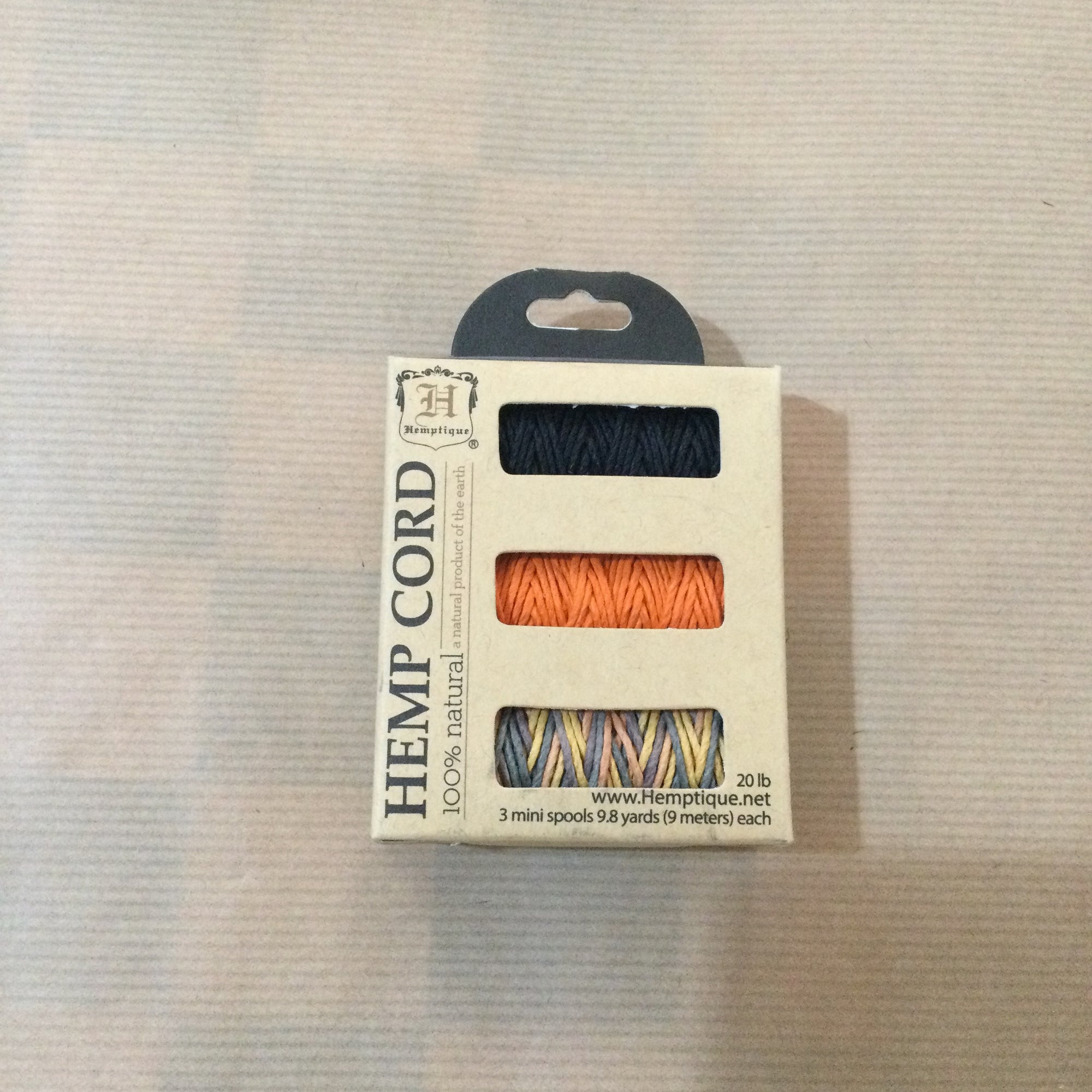 Hemptique ~ Hemp cord - pack of 3