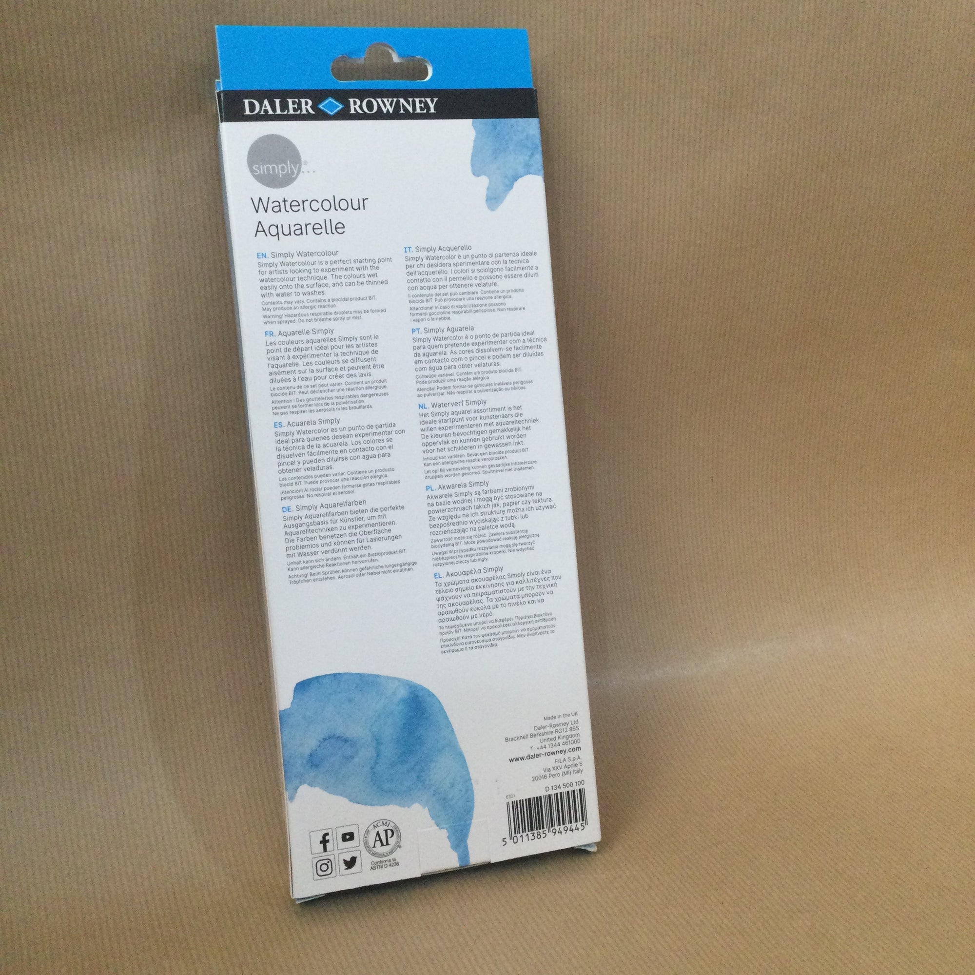 Daler Rowney ~ Watercolour Aquarelle set of paints