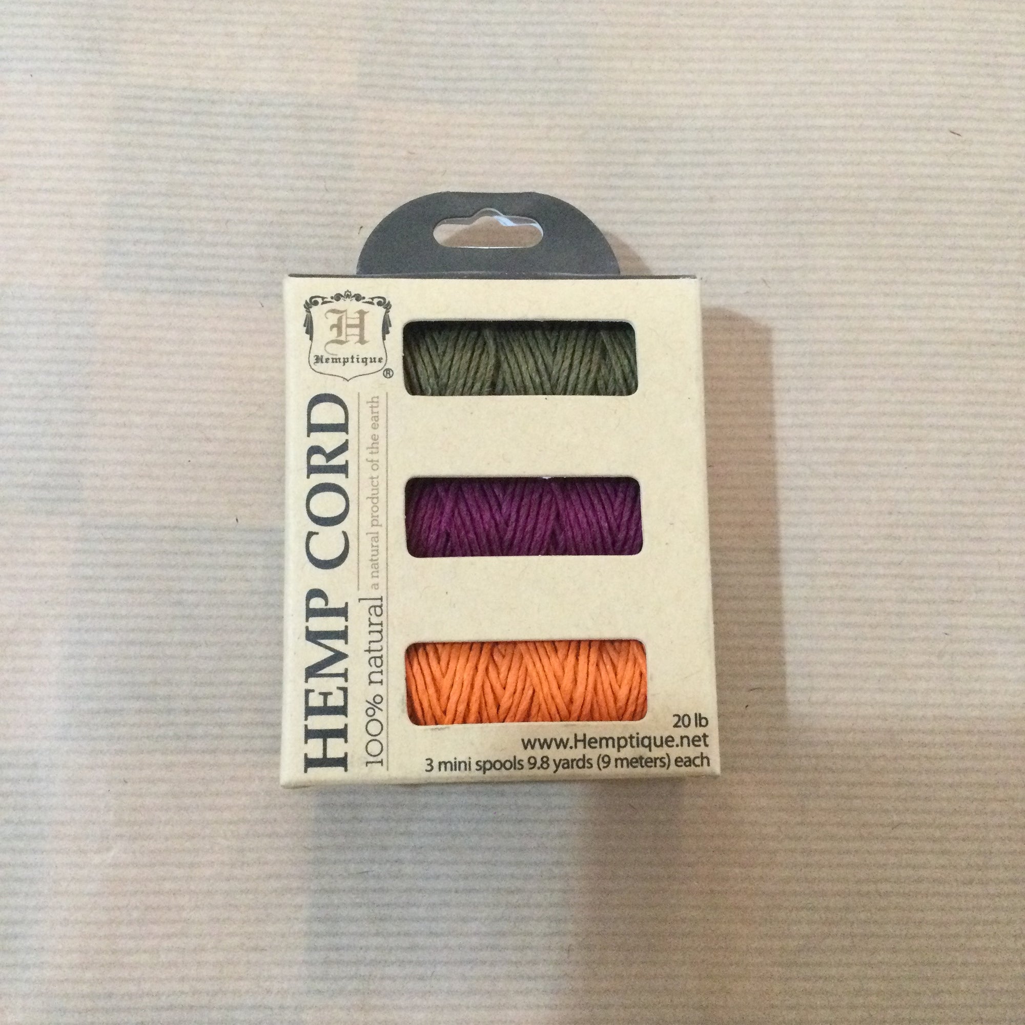 Hemptique ~ Hemp cord - pack of 3