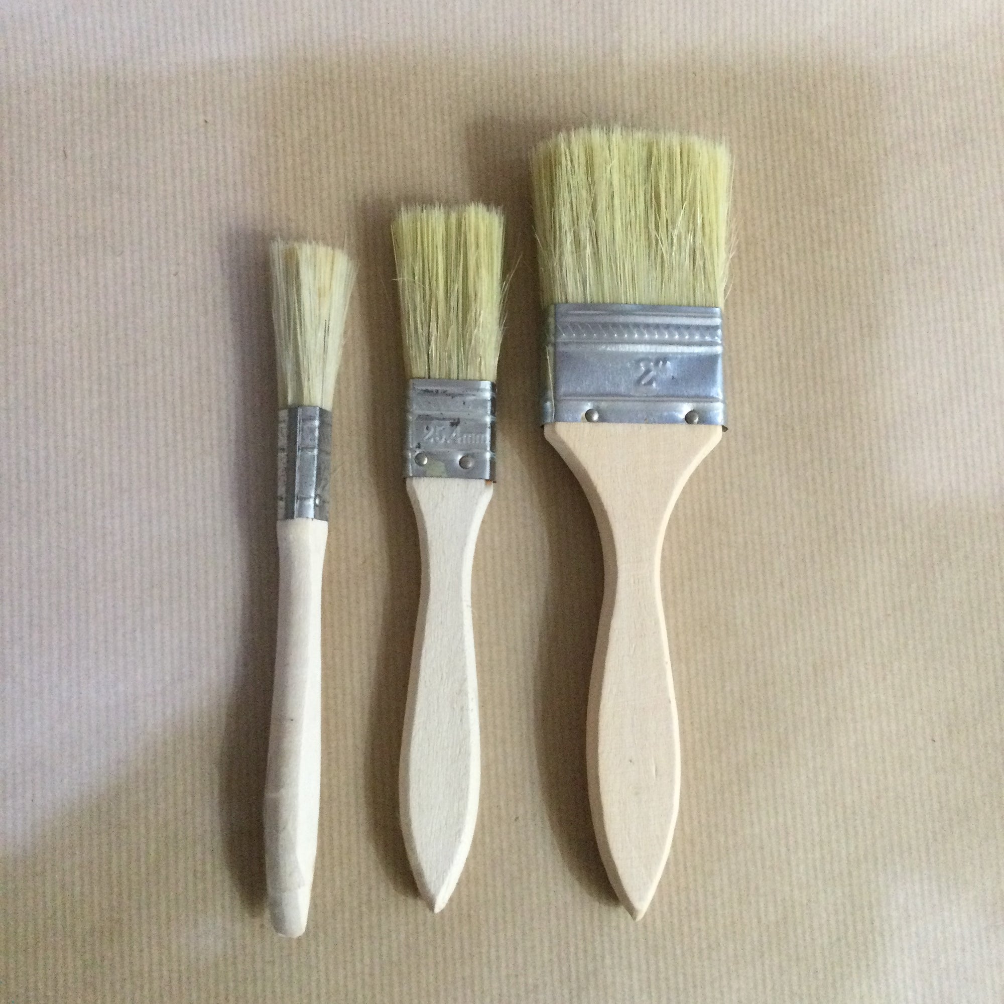 Painter's Wooden Paint Brushes