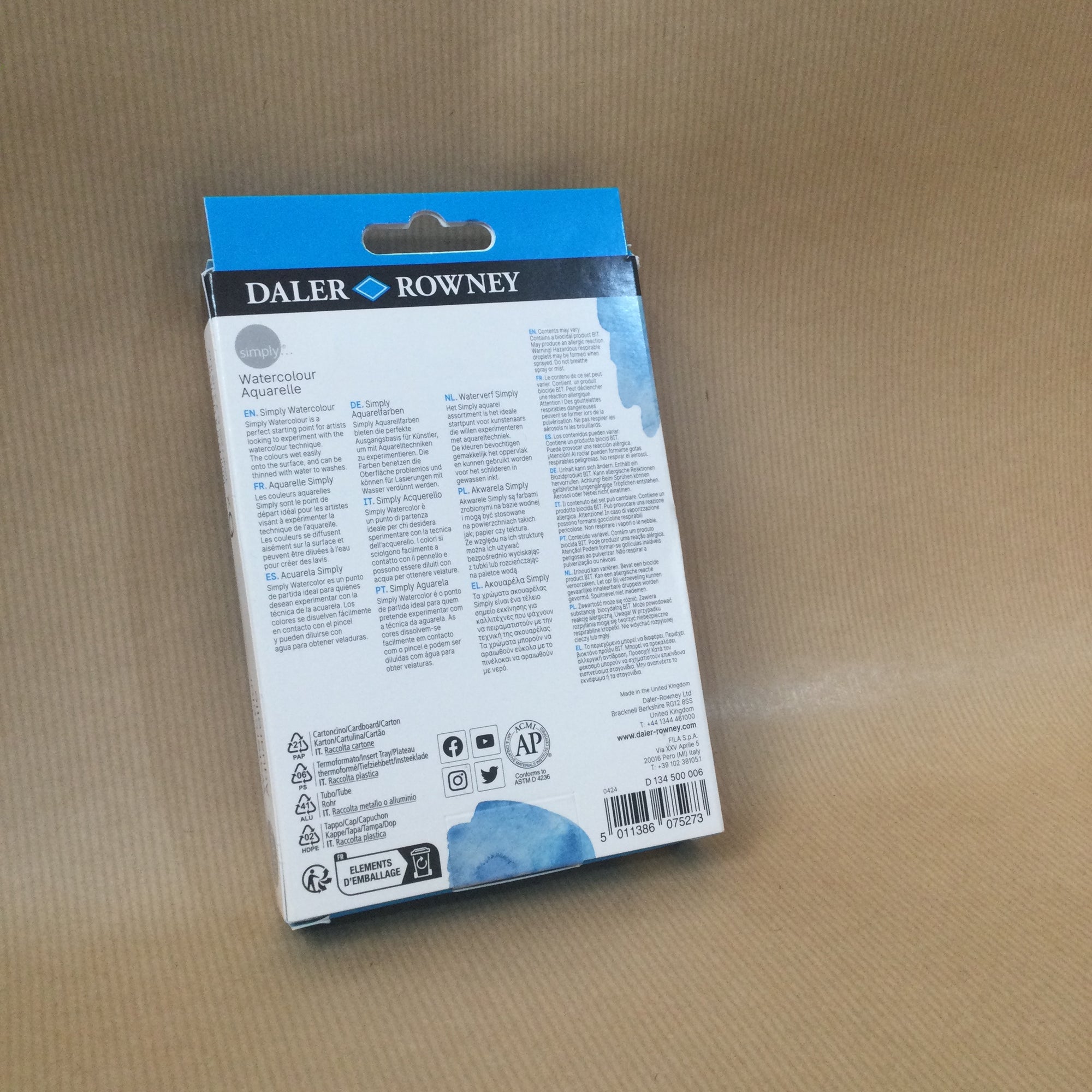 Daler Rowney ~ Watercolour Aquarelle set of paints