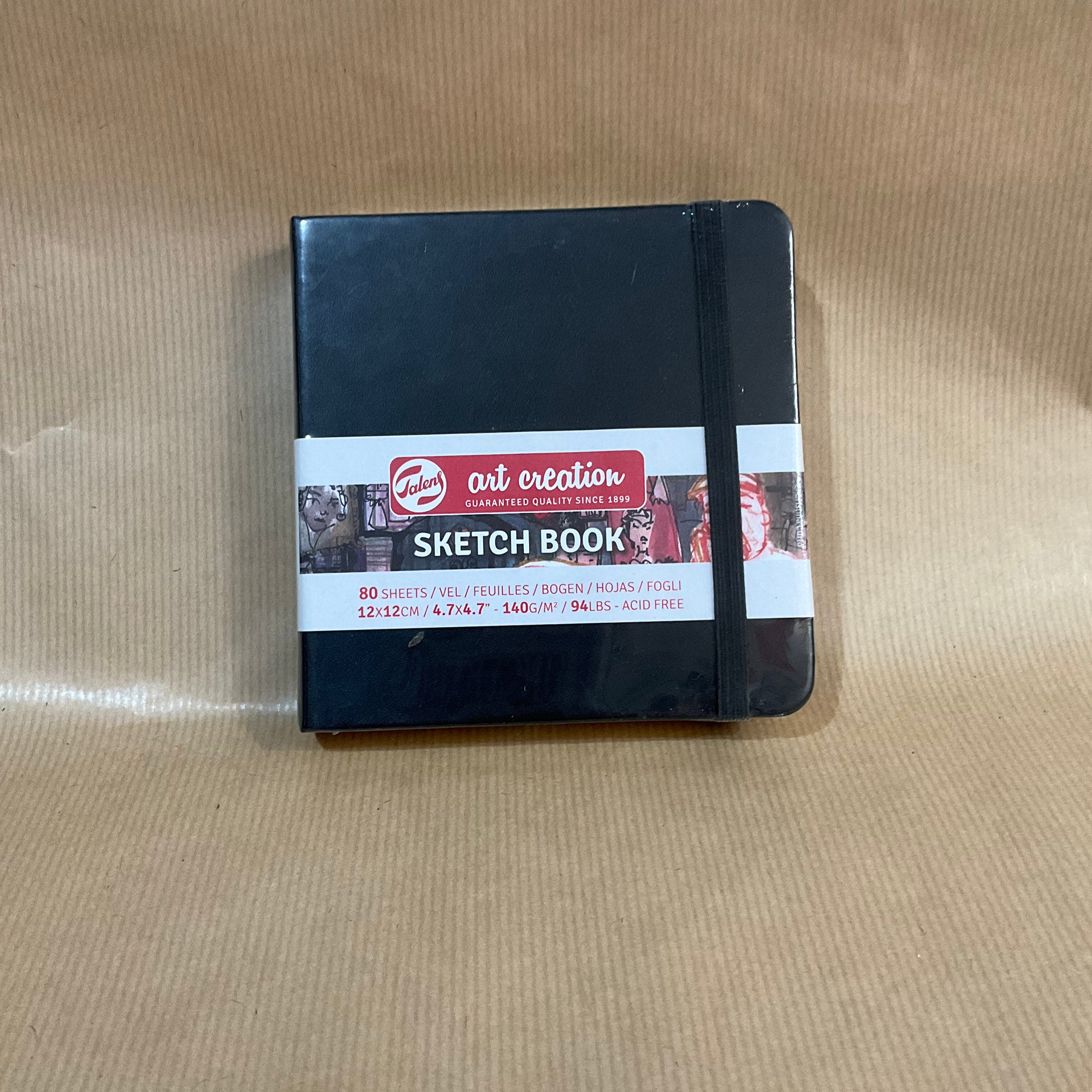 Black cover sketch book