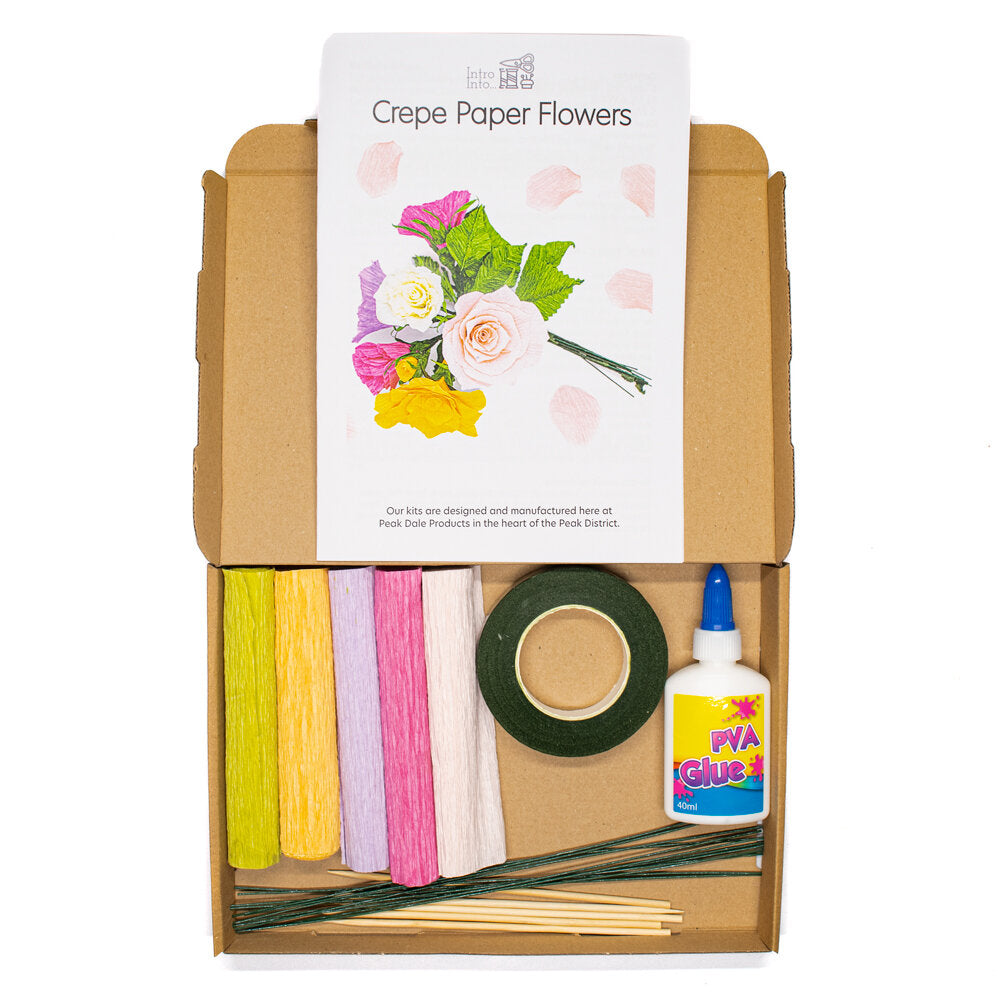 Intro into : Crepe Paper Flowers