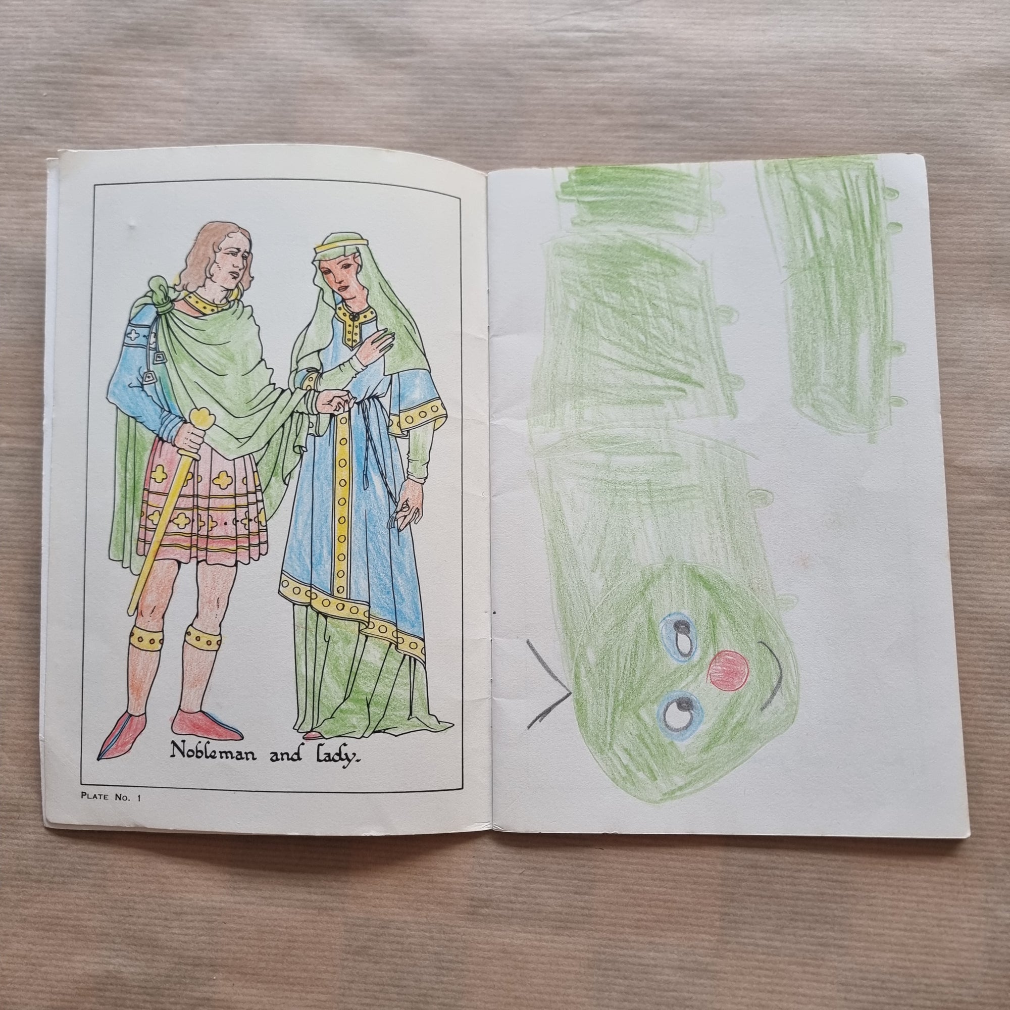 Historic Costume Painting Book ~ No.1