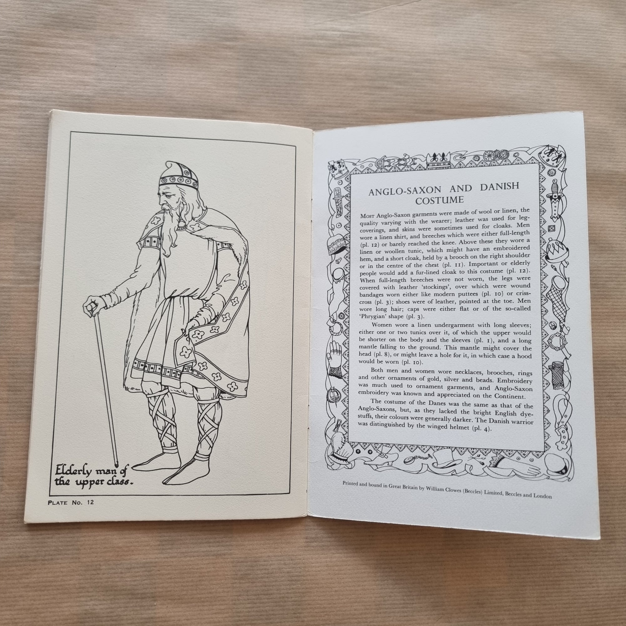 Historic Costume Painting Book ~ No.1