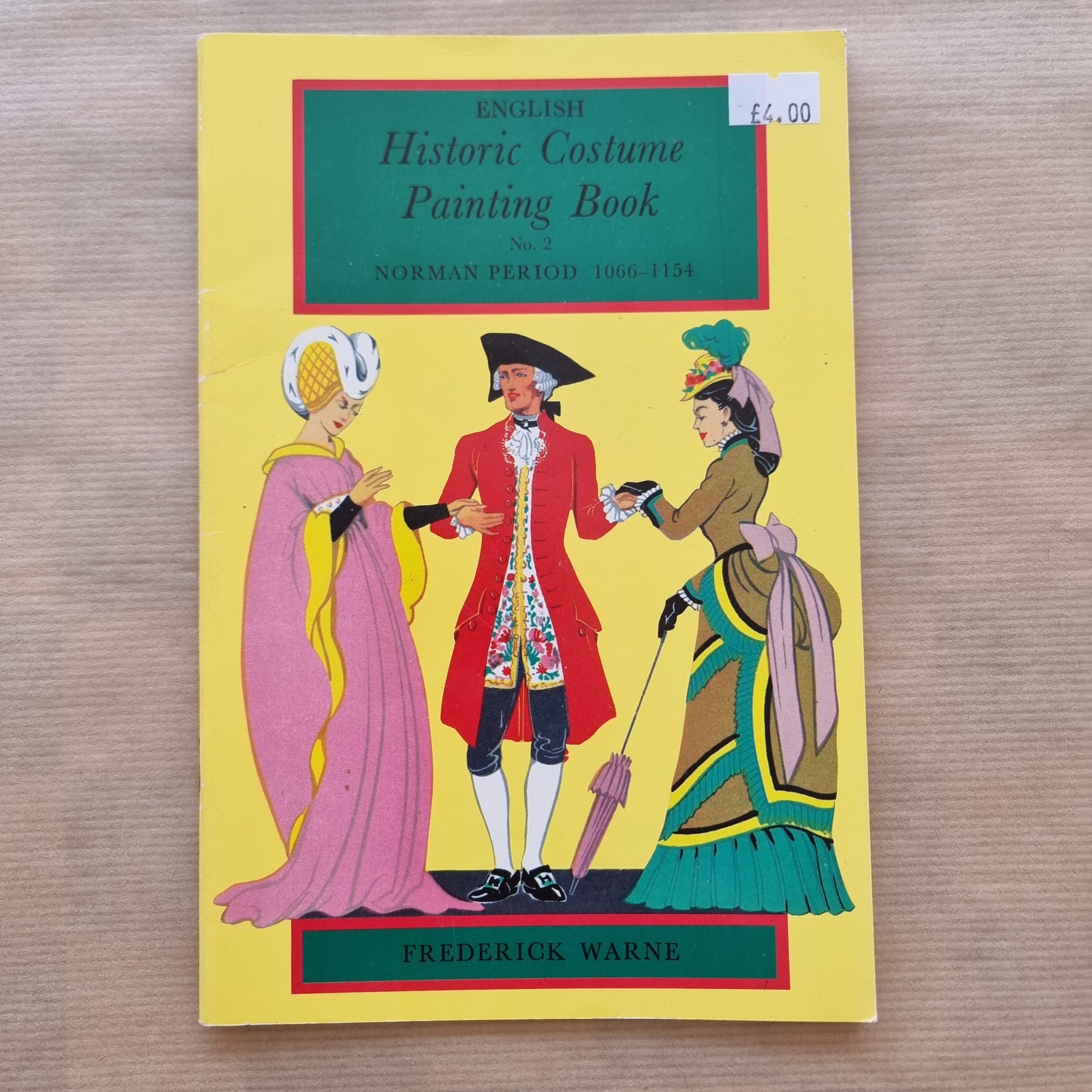 Historic Costume Painting Book ~ No.2