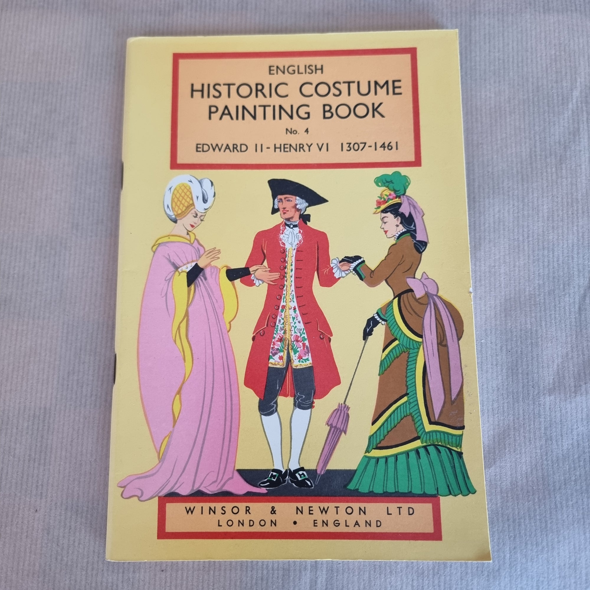 Historic Costume Painting Book ~ No.4