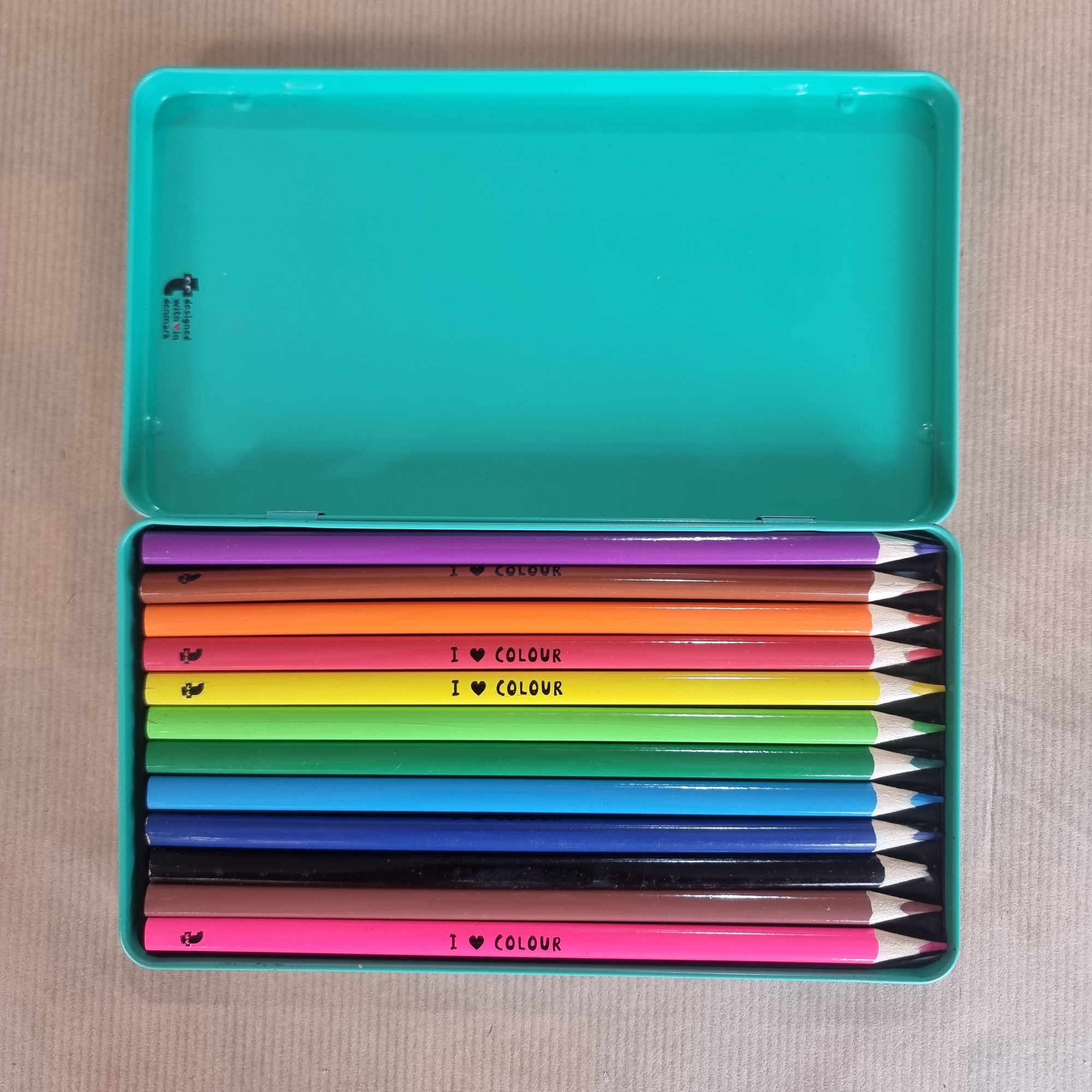 Pencil Crayons with Tin