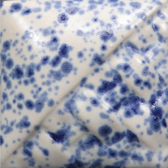 Mayco Stoneware glaze - Blue Splatterware