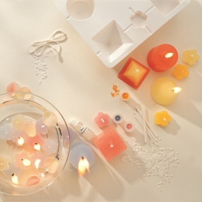 Poured candle making kit ~ House of crafts