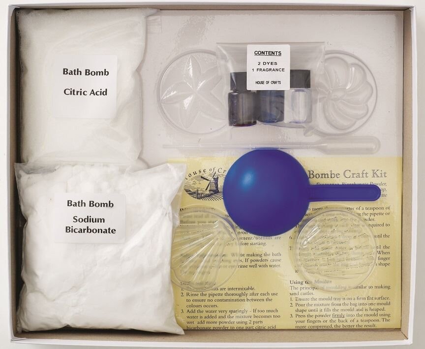 Bath bomb making kit ~ House of crafts