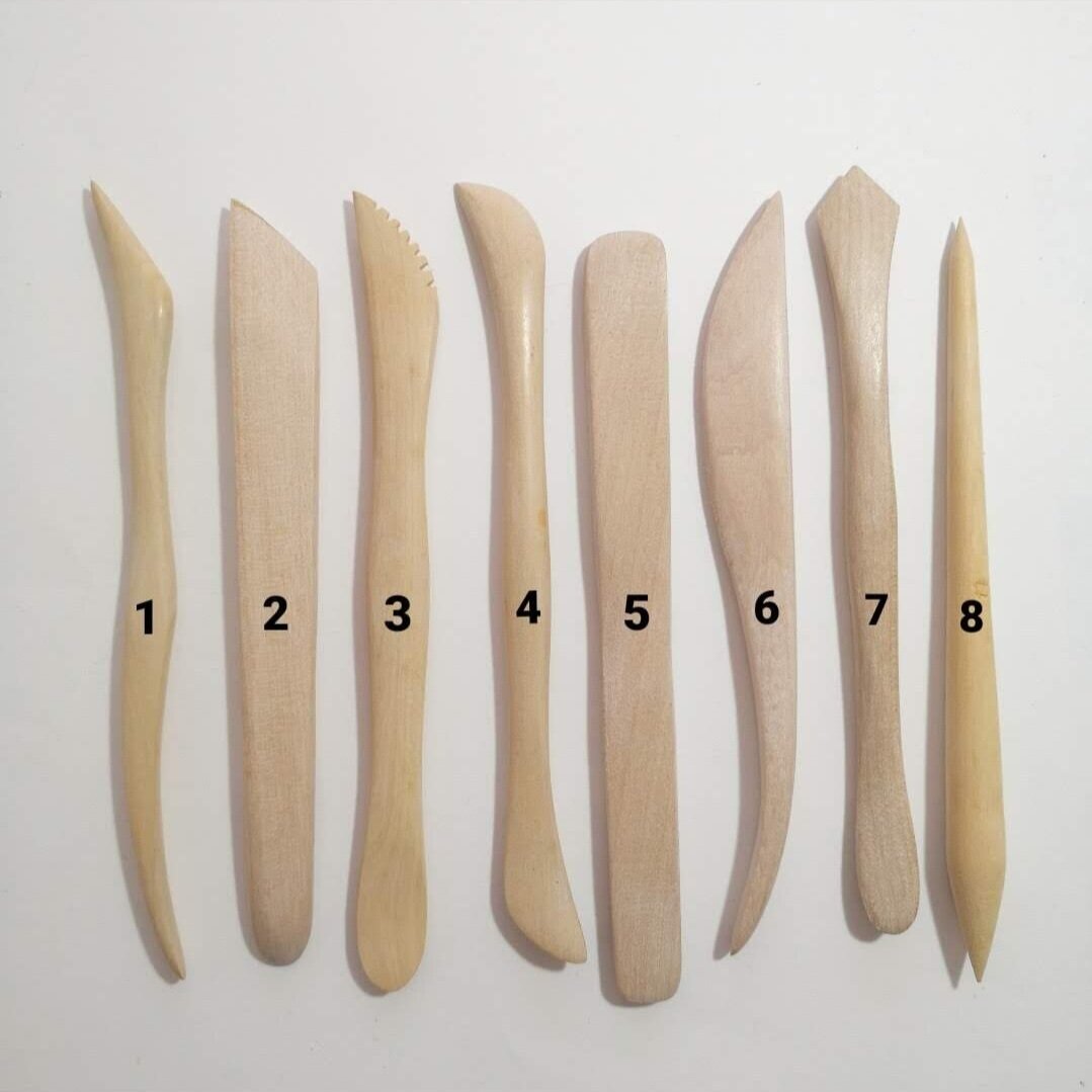 Boxwood sculpting tools ~ 15cm / 6" length