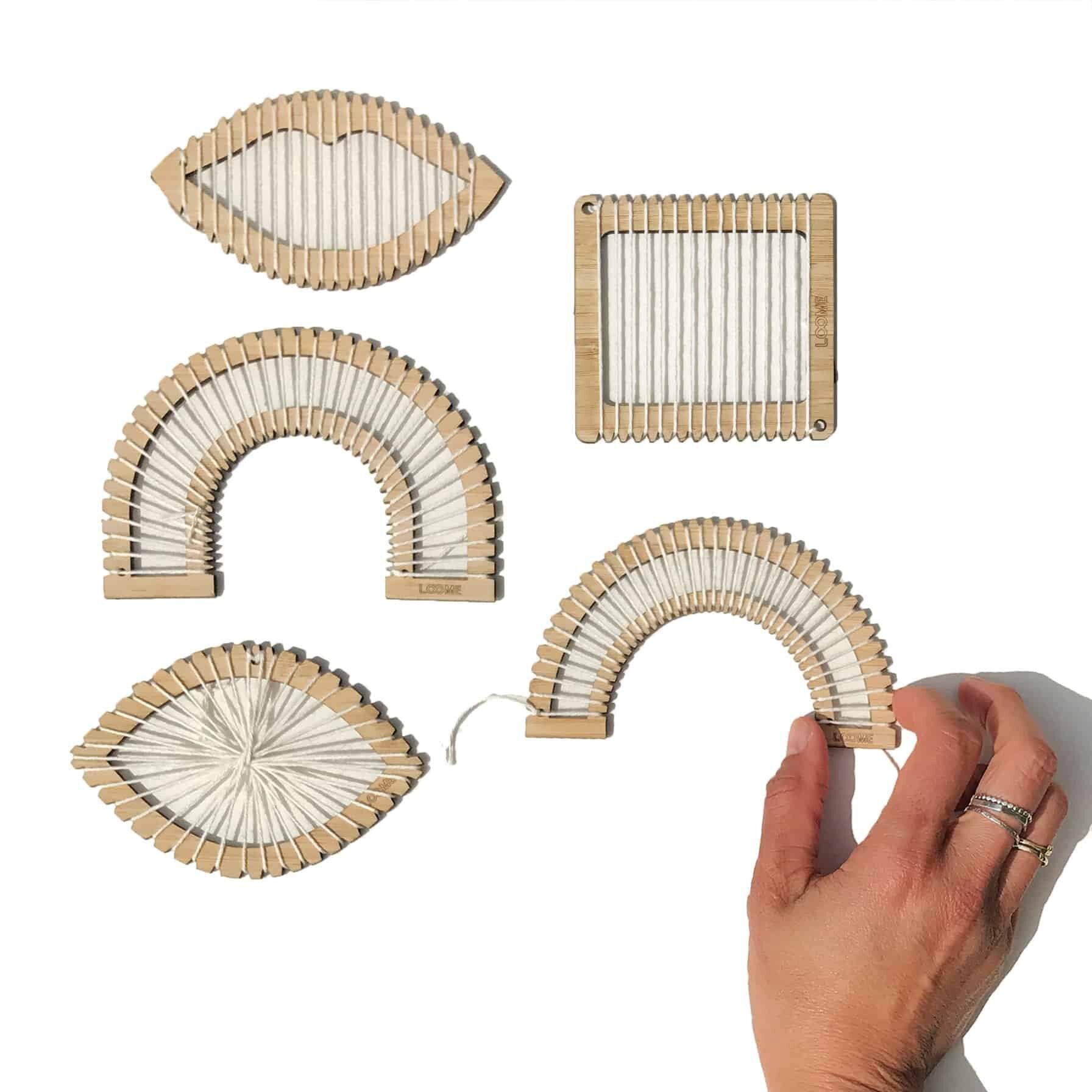 LOOME - mini rainbow weaving loom