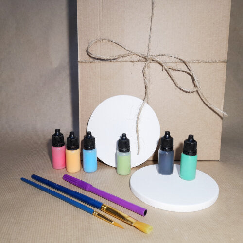 Paint your own pottery at home - Coaster Set