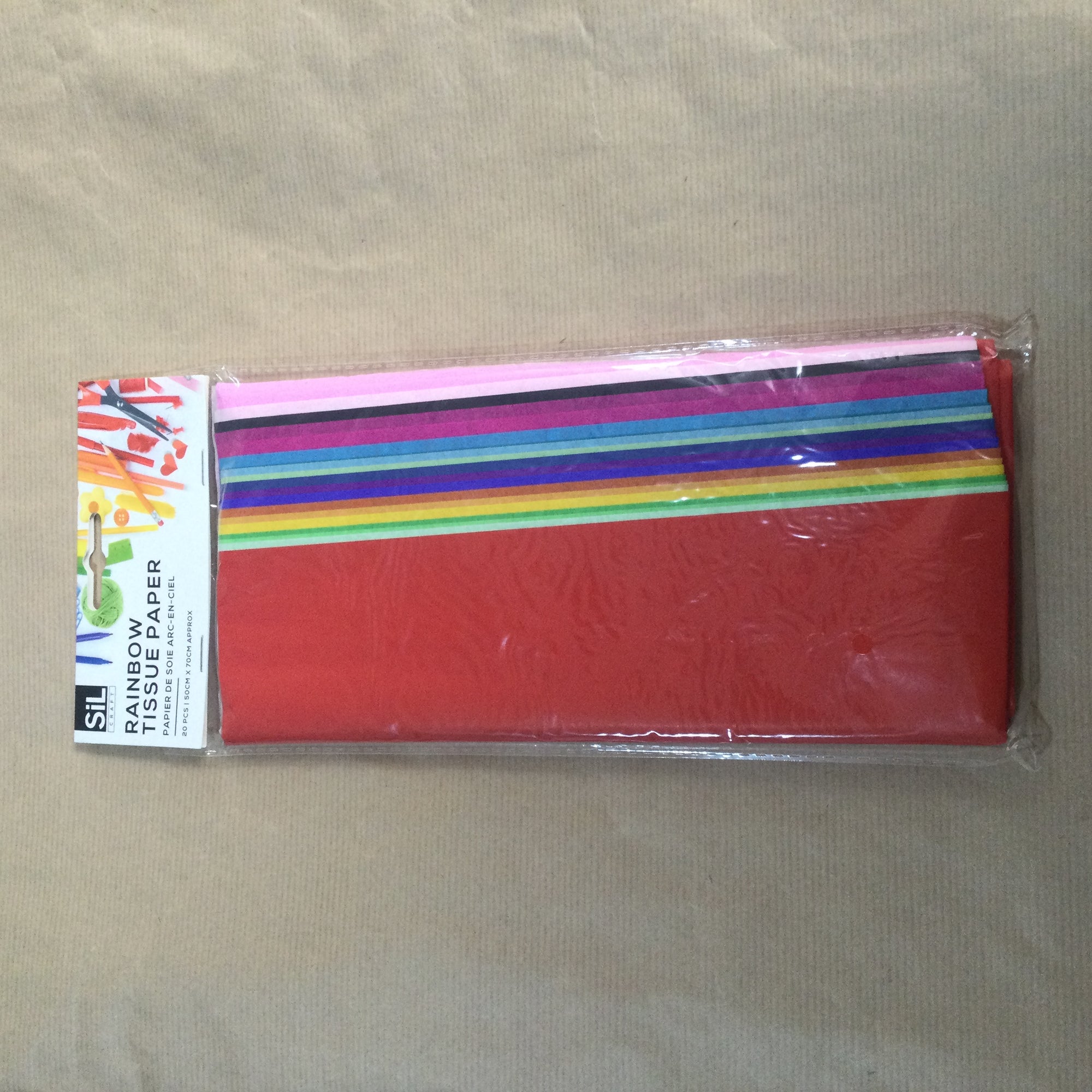Rainbow Tissue paper - pack of 20