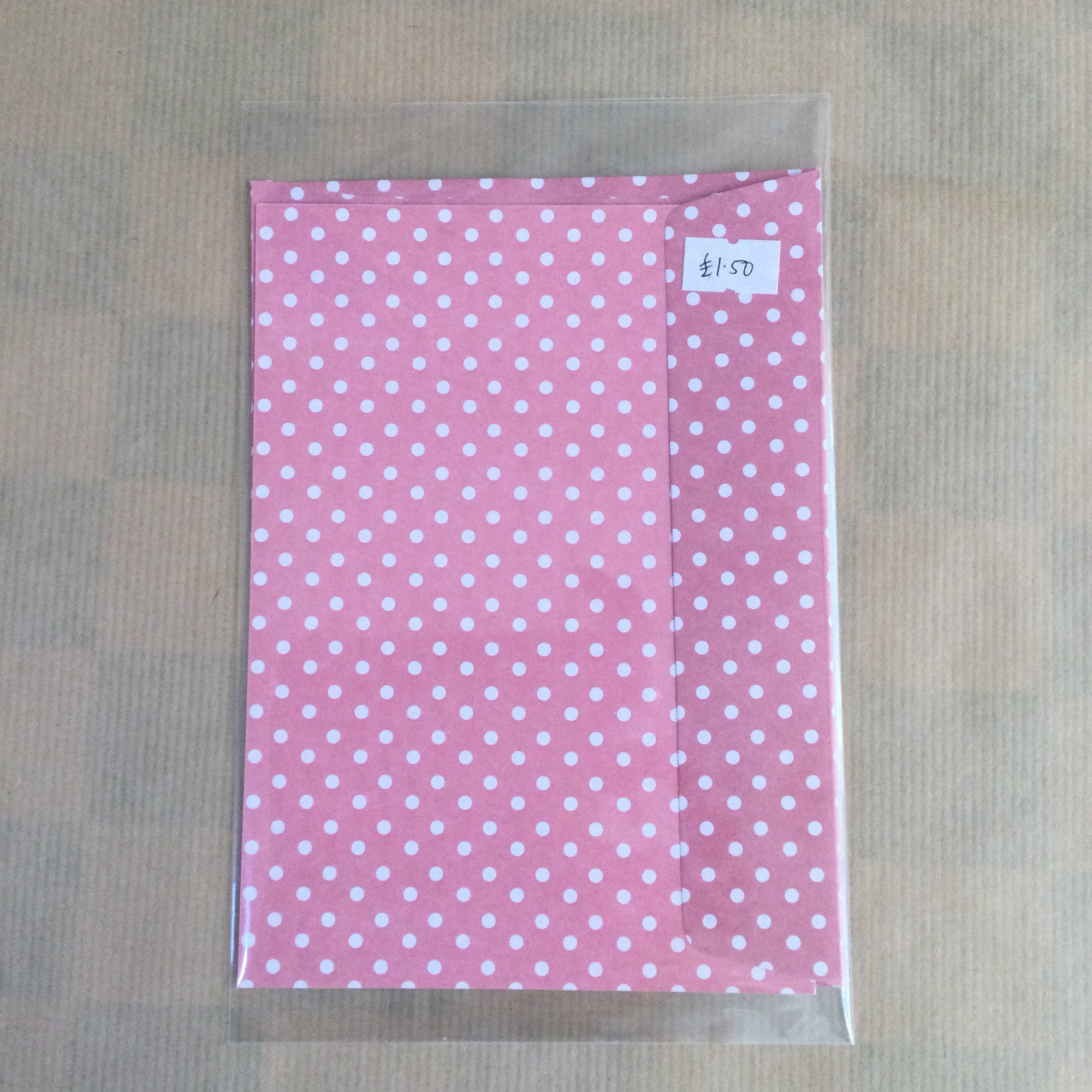 Single Spotted Card with Envelope