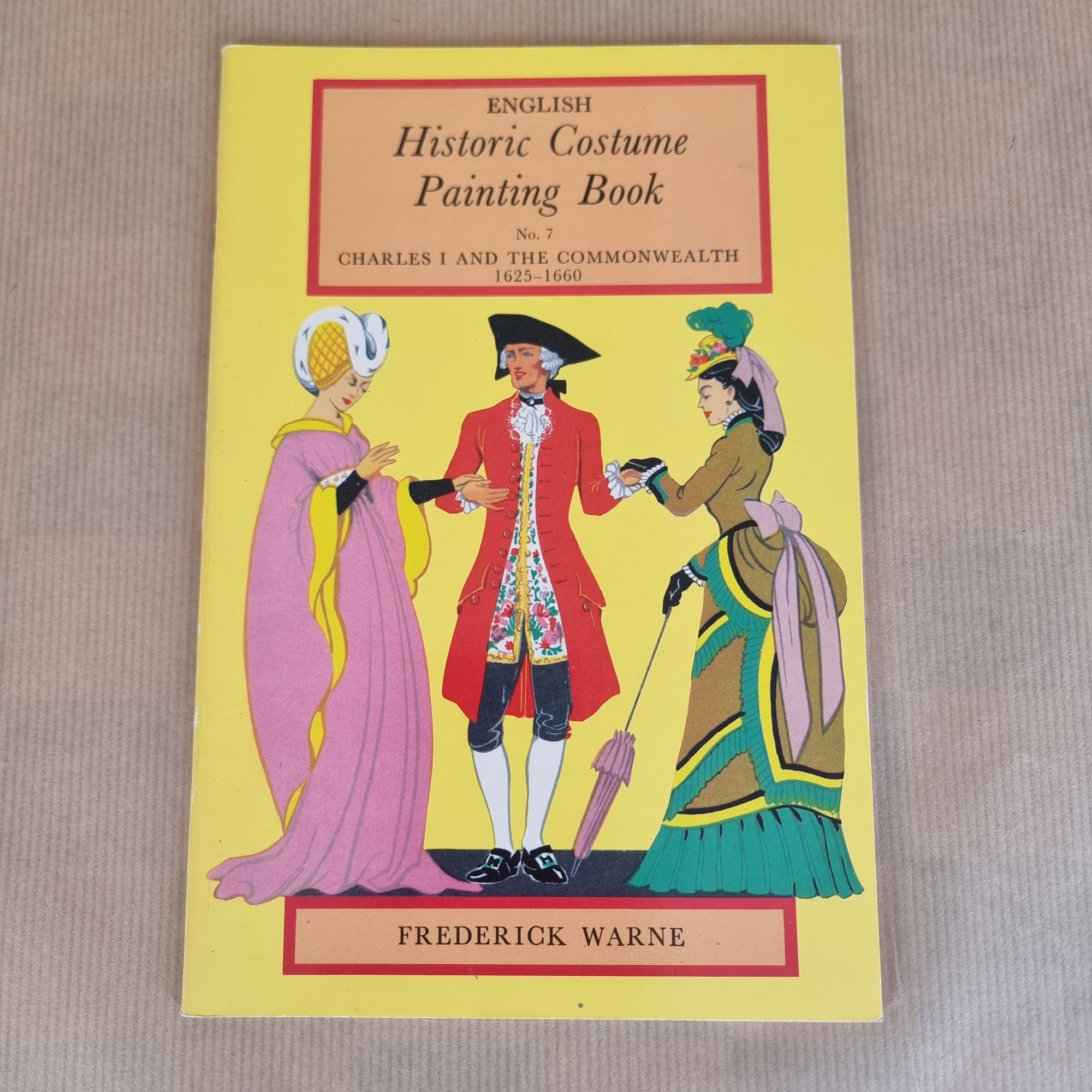 Historic Costume Painting Book ~ No.7