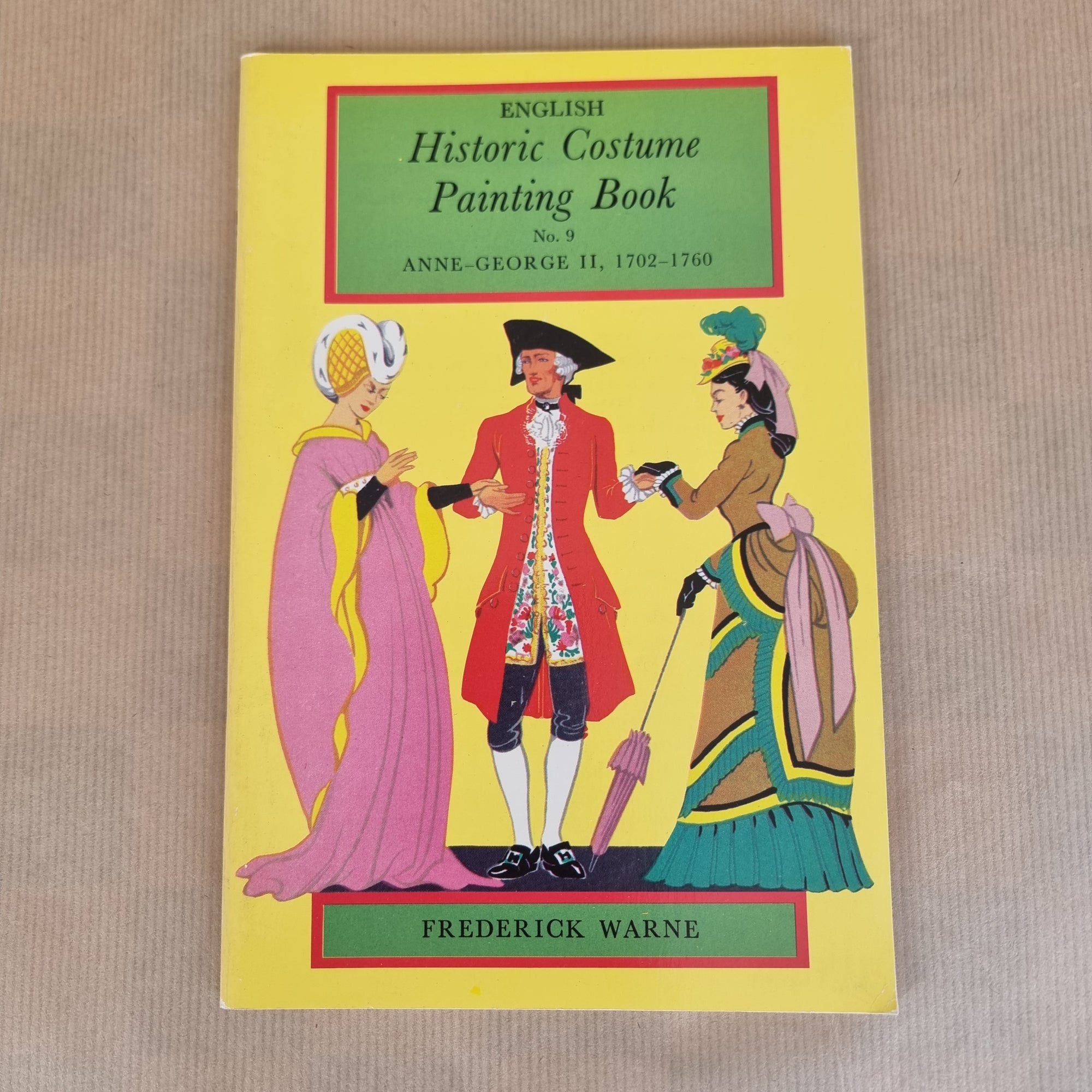 Historic Costume Painting Book ~ No.9