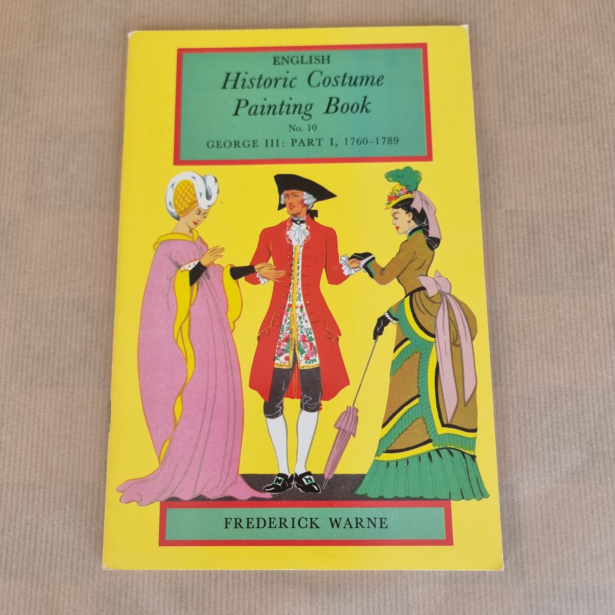 Historic Costume Painting Book ~ No.10