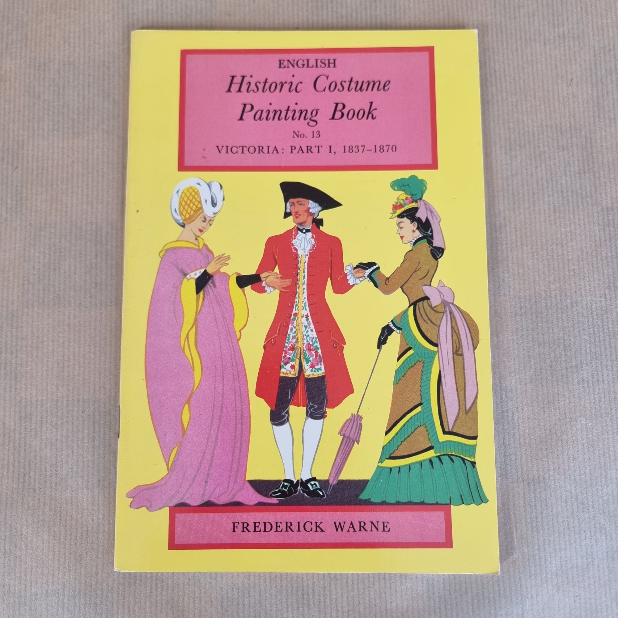 Historic Costume Painting Book ~ No.13