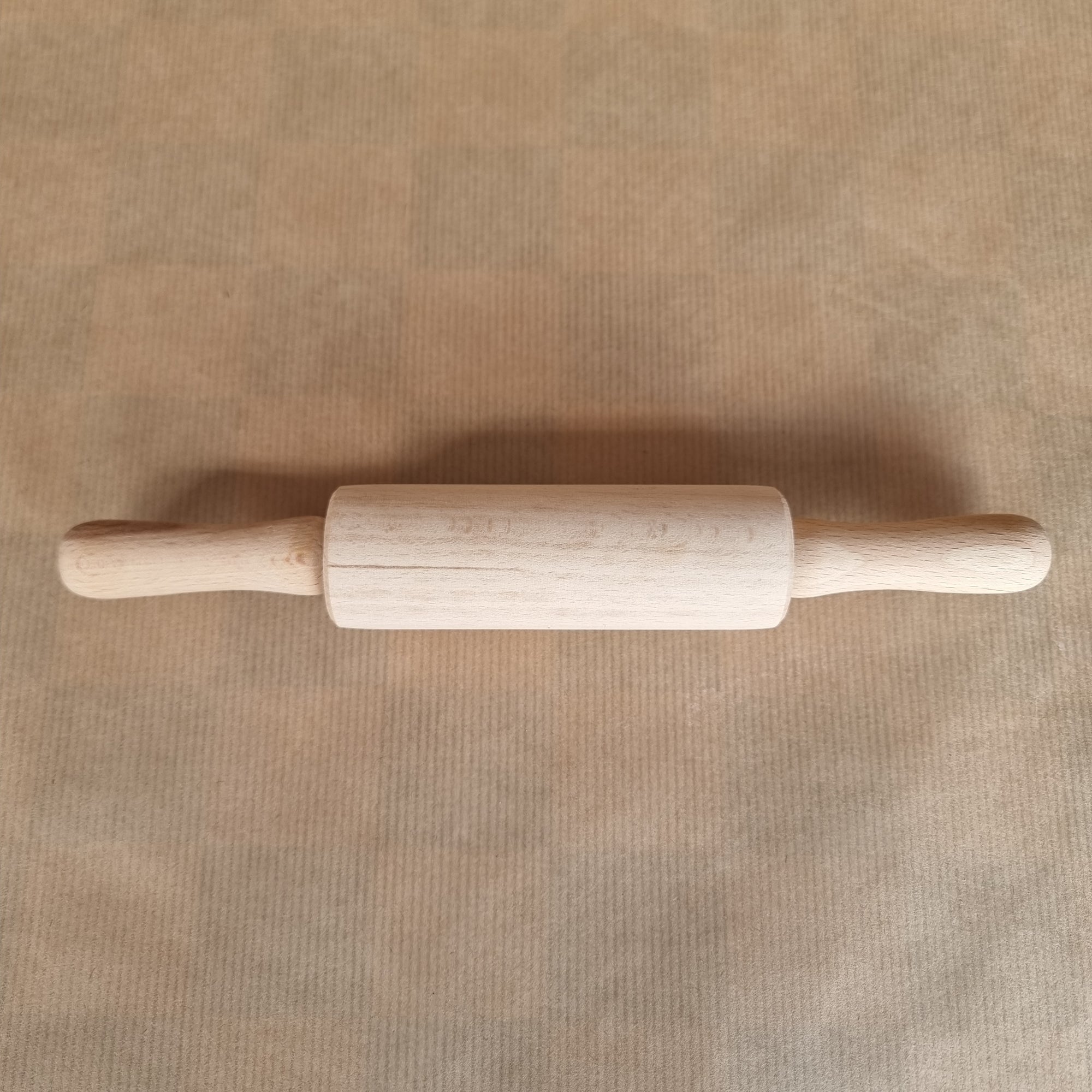 Mini Wooden Rolling Pin with Handles