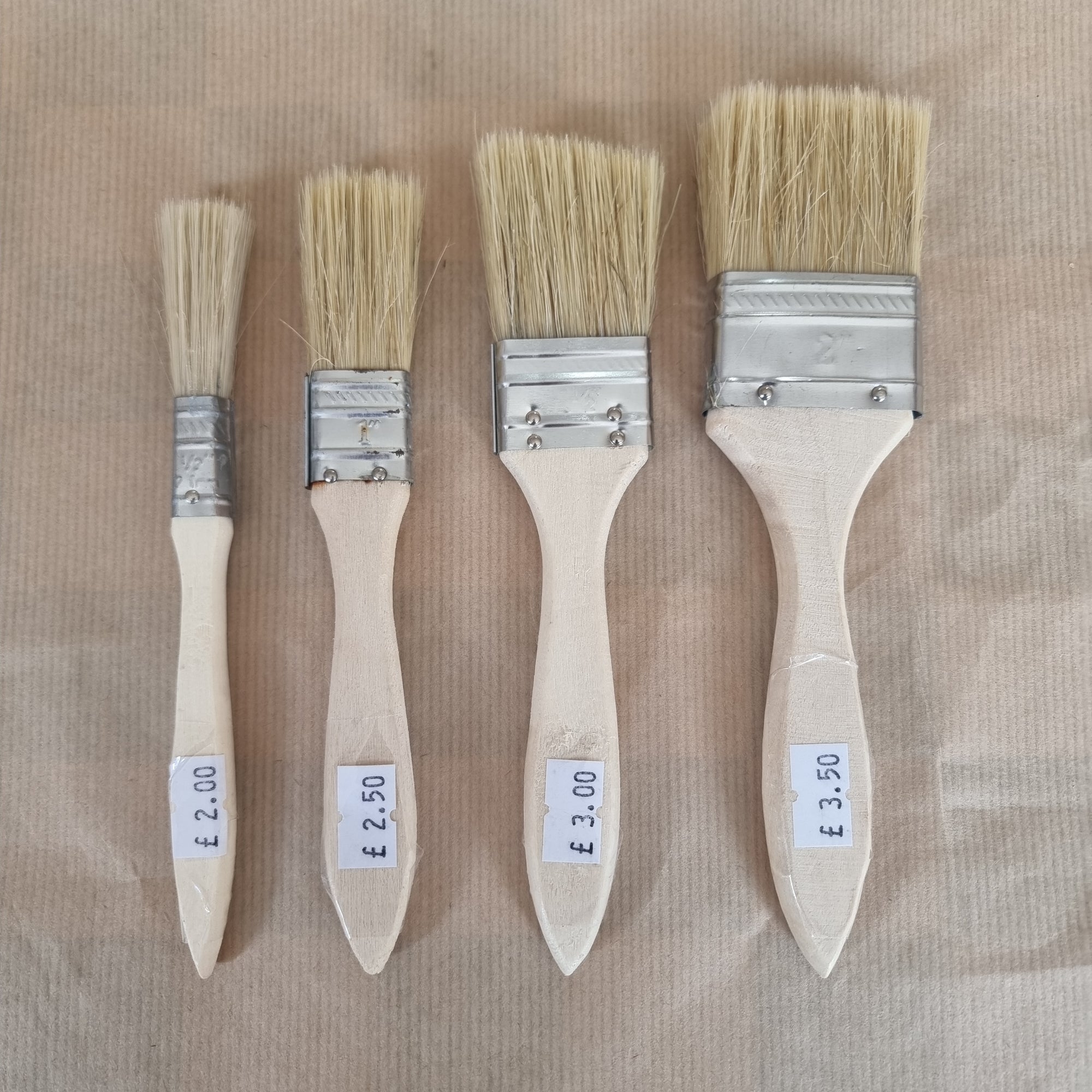 Painter's Wooden Paint Brushes