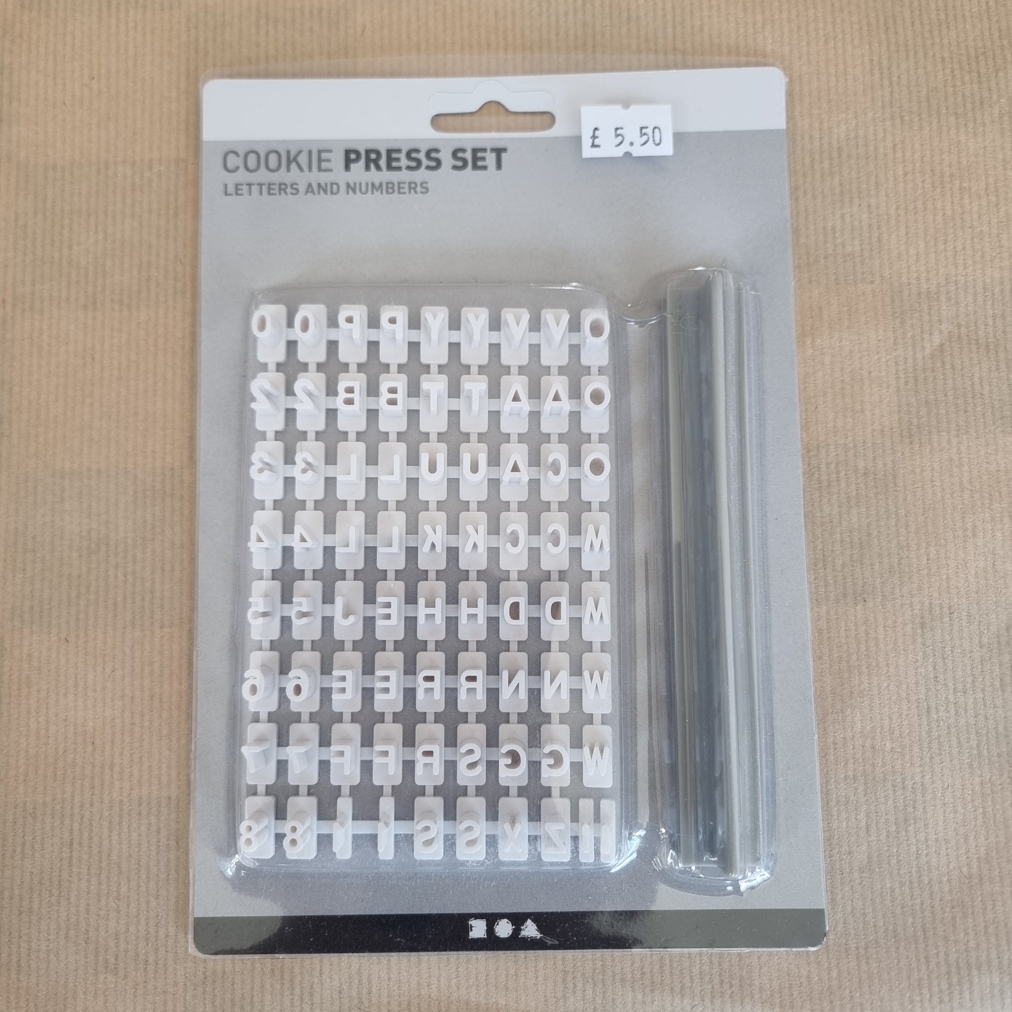 Cookie Press Set ~ Letters and Numbers