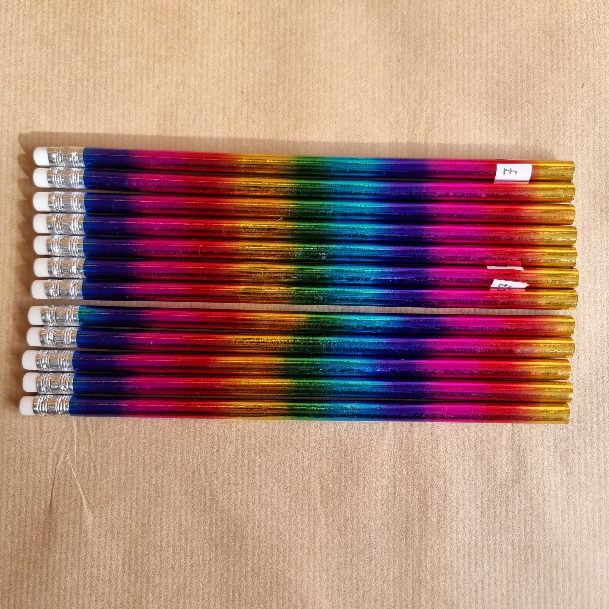 Metallic Pencil with Rubber