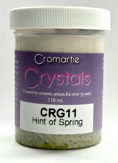 Cromartie Crystals glaze - Hint of Spring