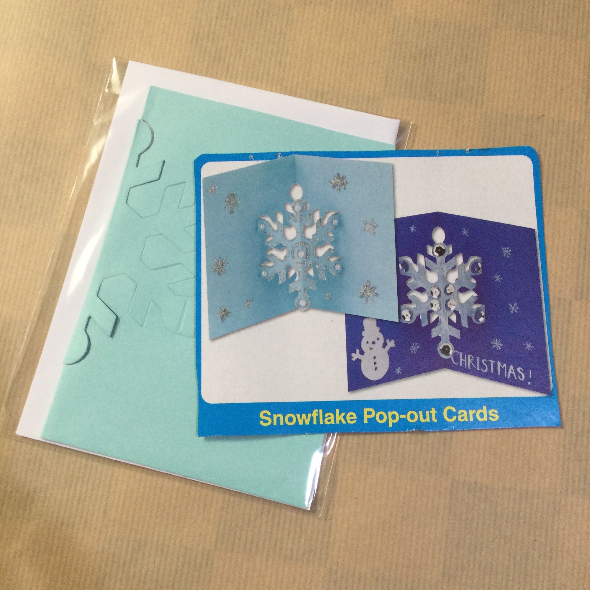 Design Your Own Snowflake Pop-out Cards