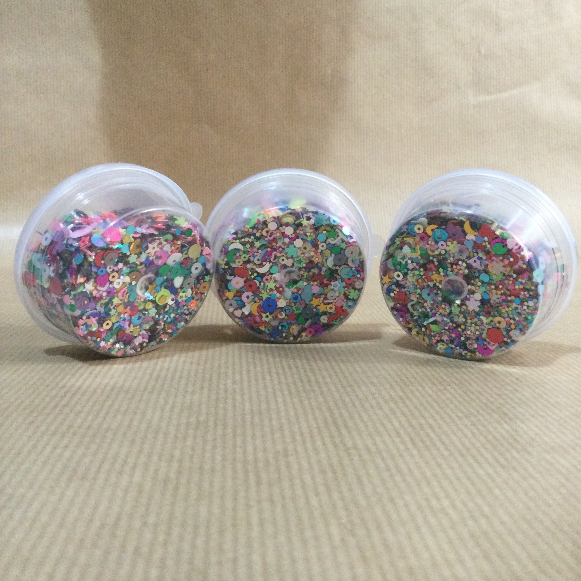 Assorted Tub of Multicolour Sequins