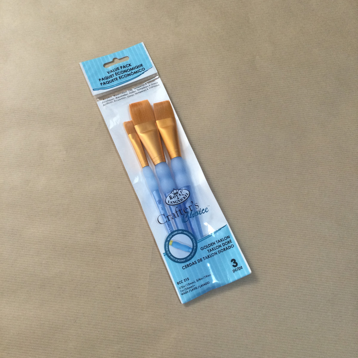 Crafters Choice ~ Paintbrush Set of 3 - Wash