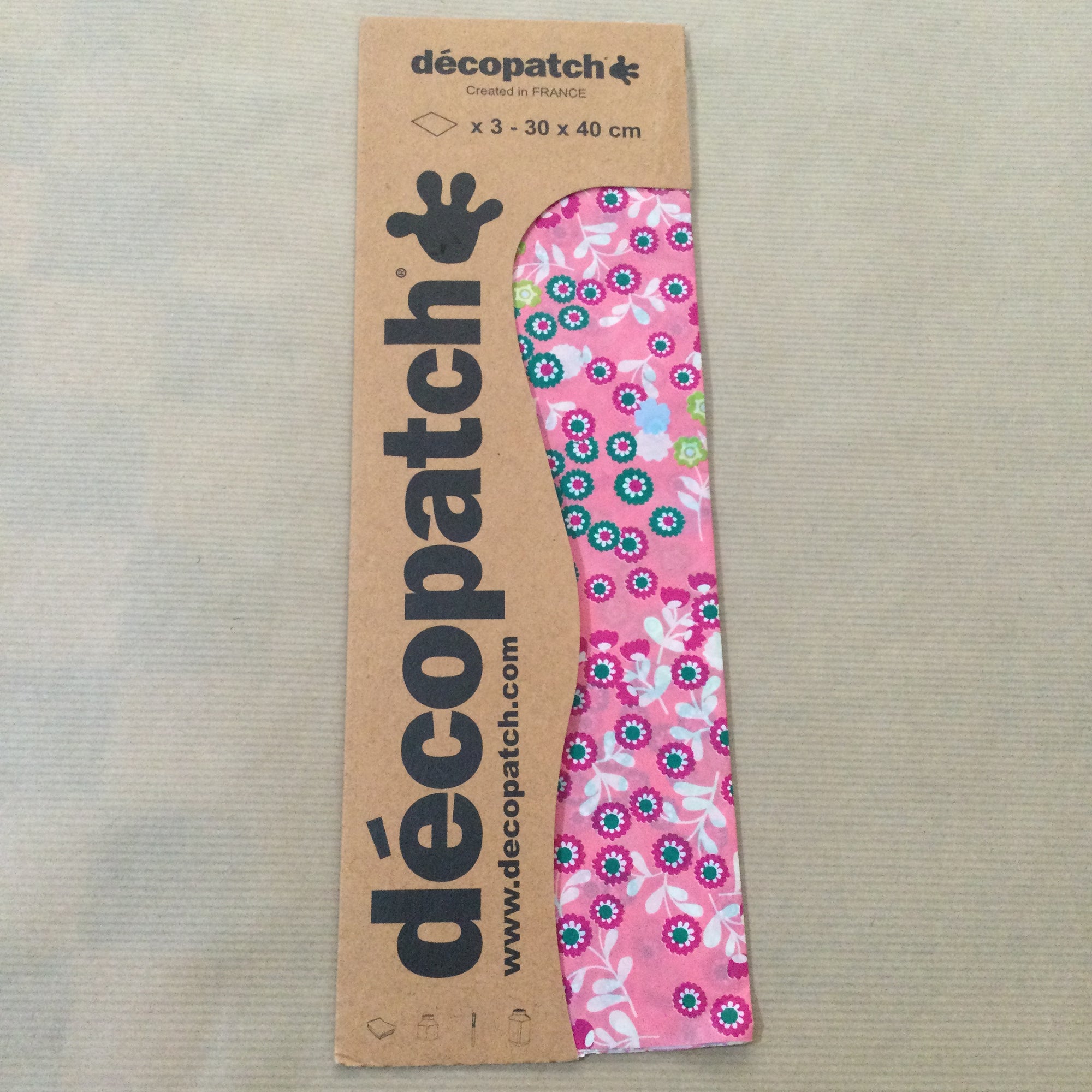 Decopatch paper / 3 sheet pack - 30cm x 40cm