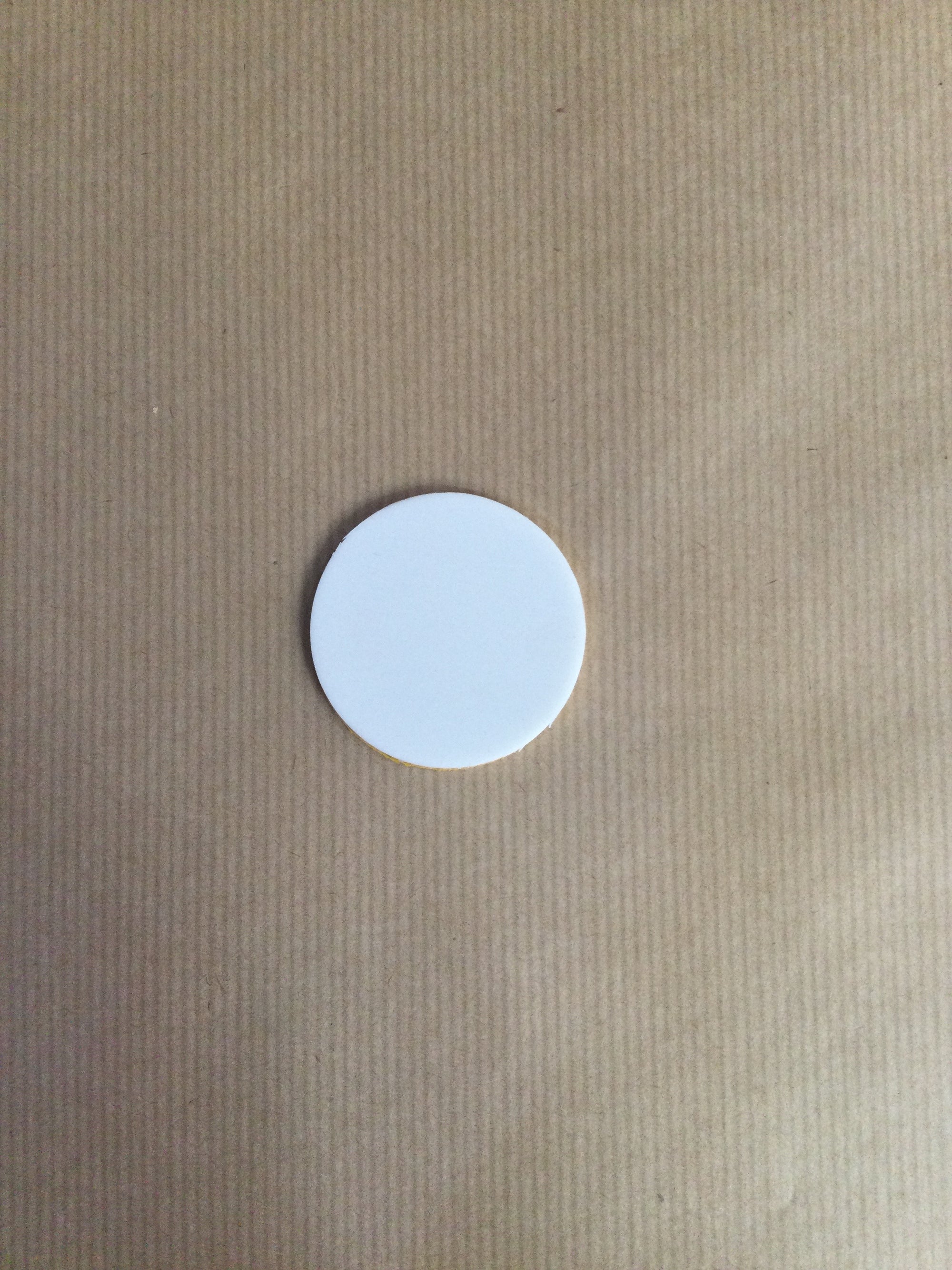 Lino Soft Cut Carving Circle - White