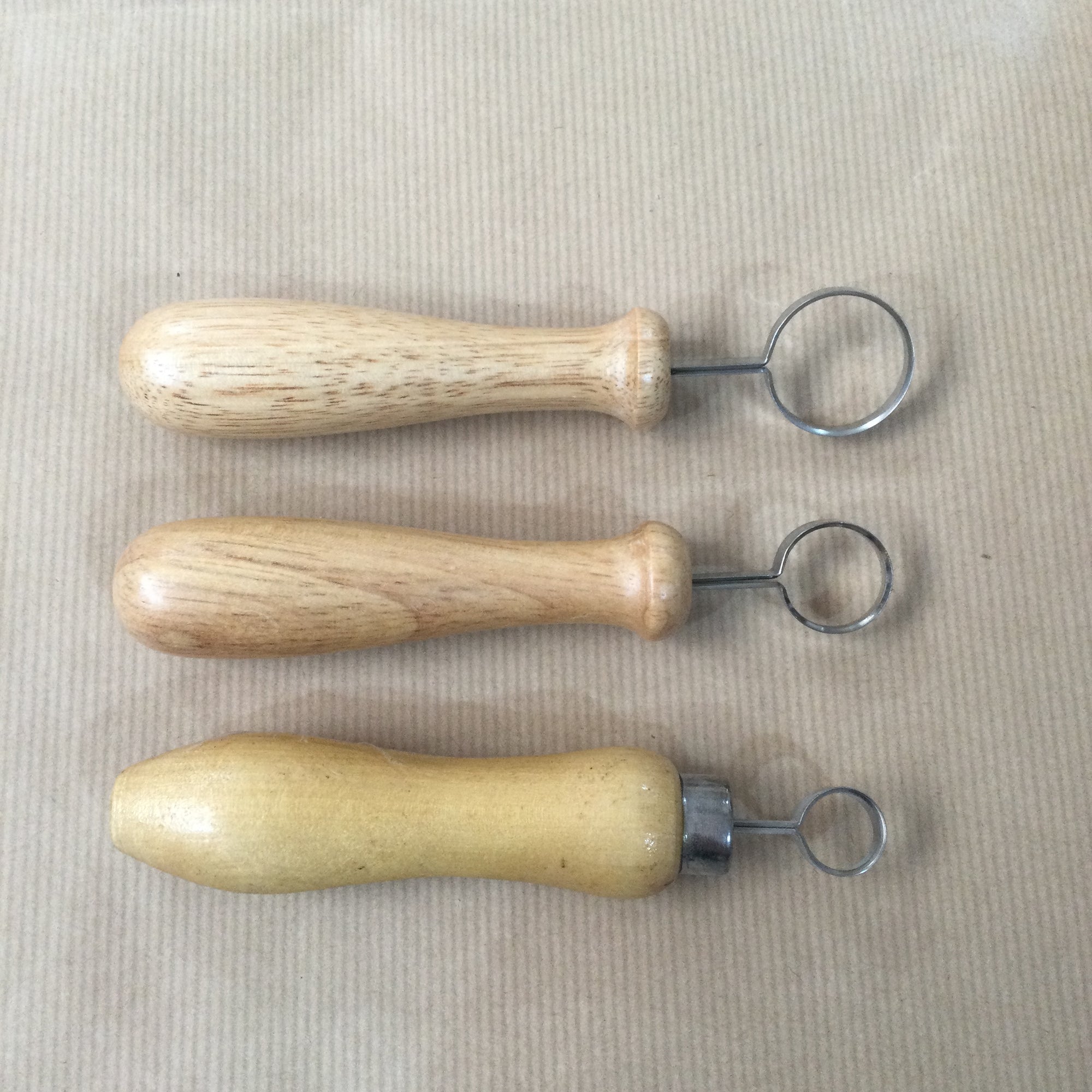 Coiler tool - wooden handle