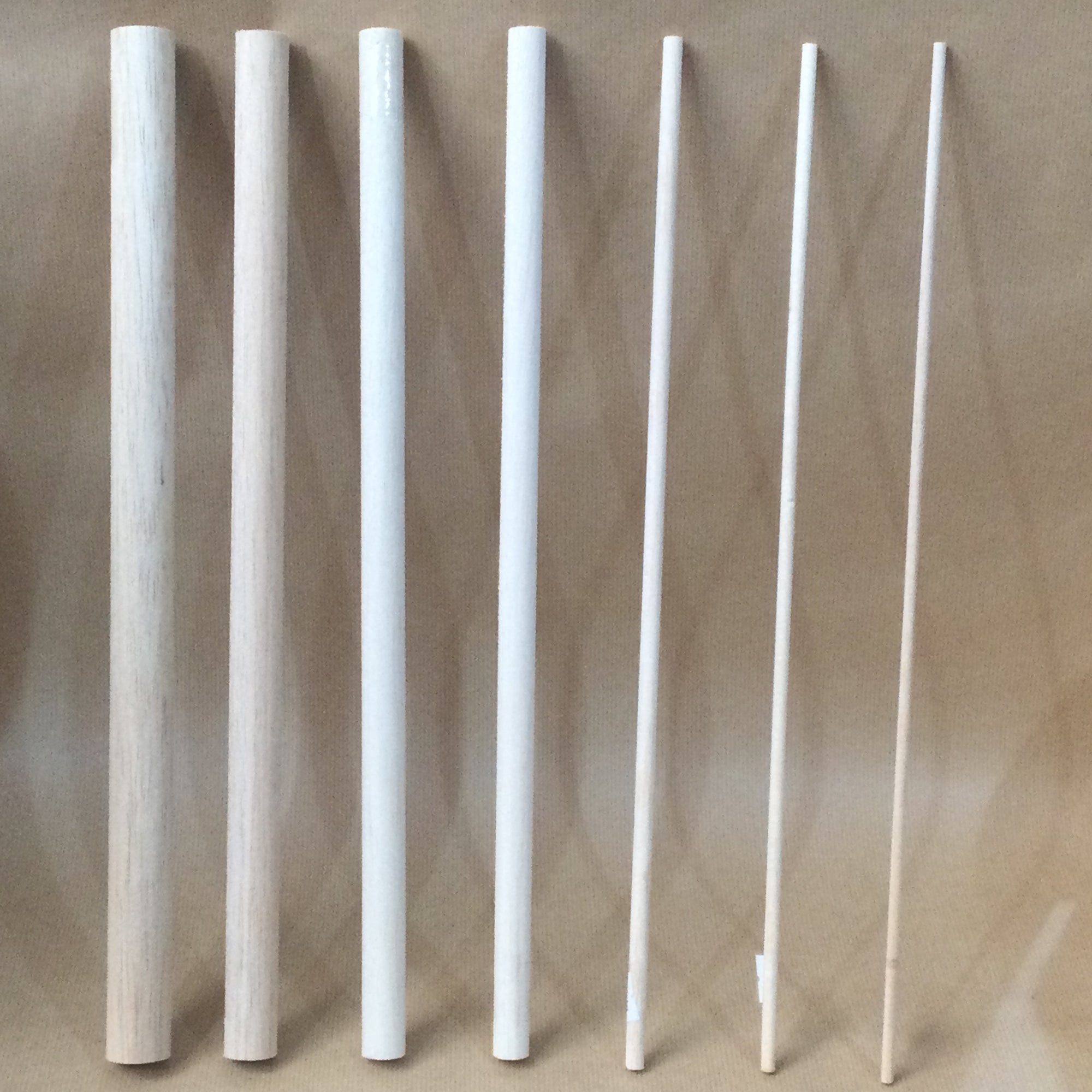 Balsa wood sticks cylinder rod