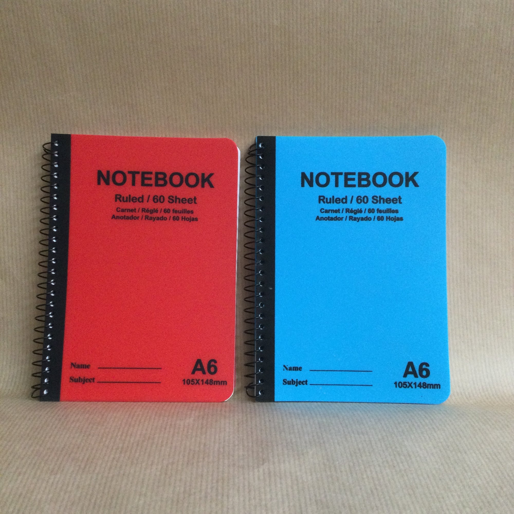 A6 Ruled NoteBook