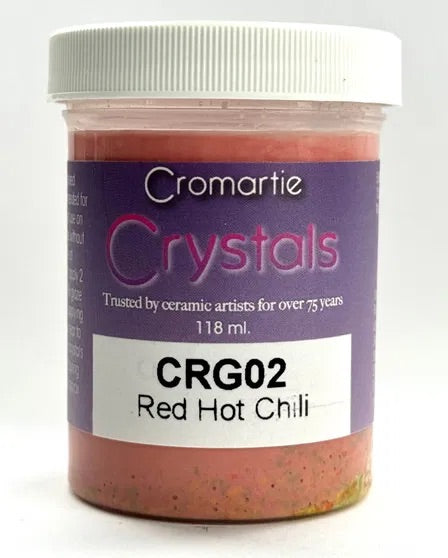 Cromartie Crystal glaze - Red Hot Chilli