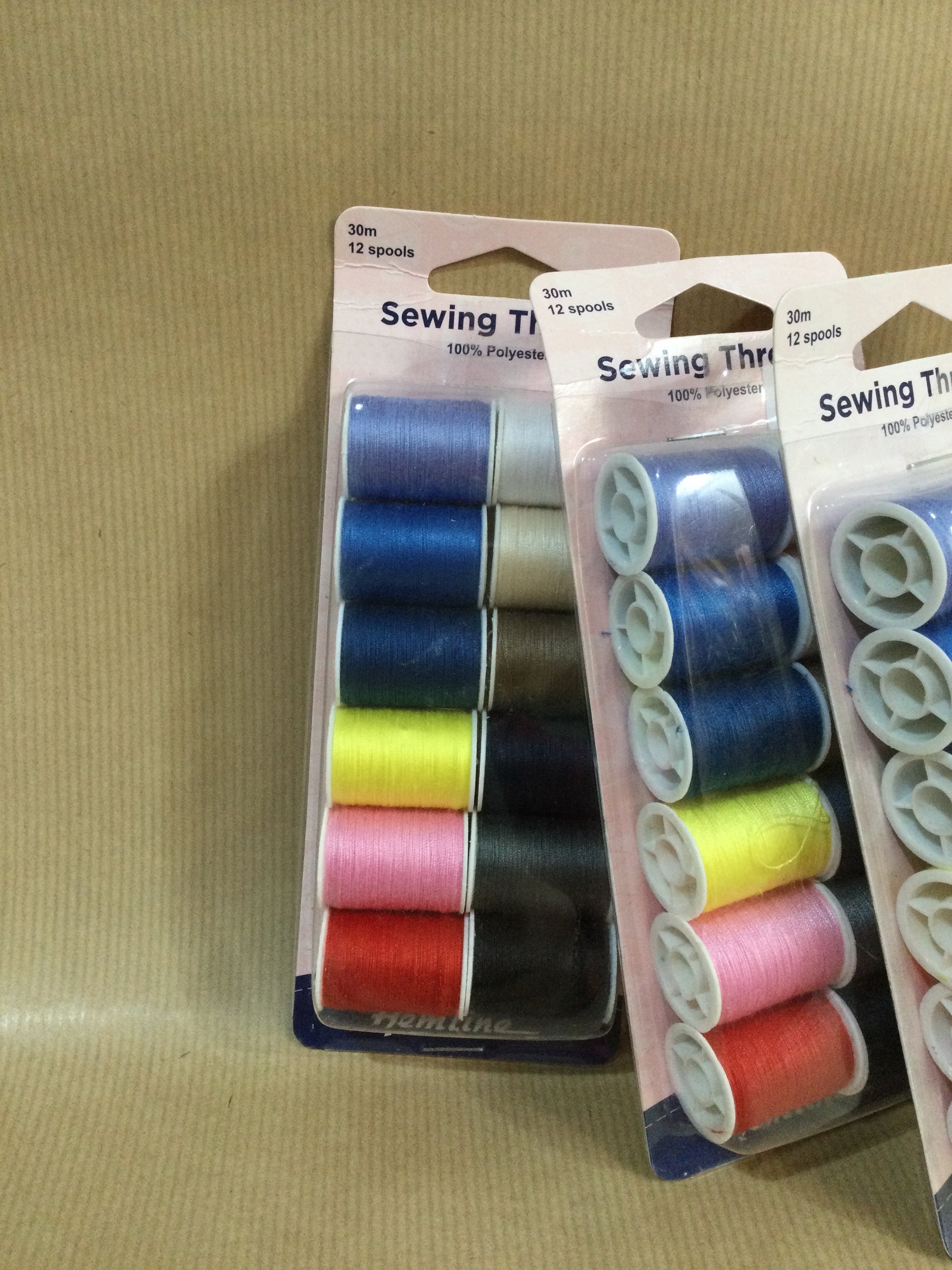 Sewing thread set of 12