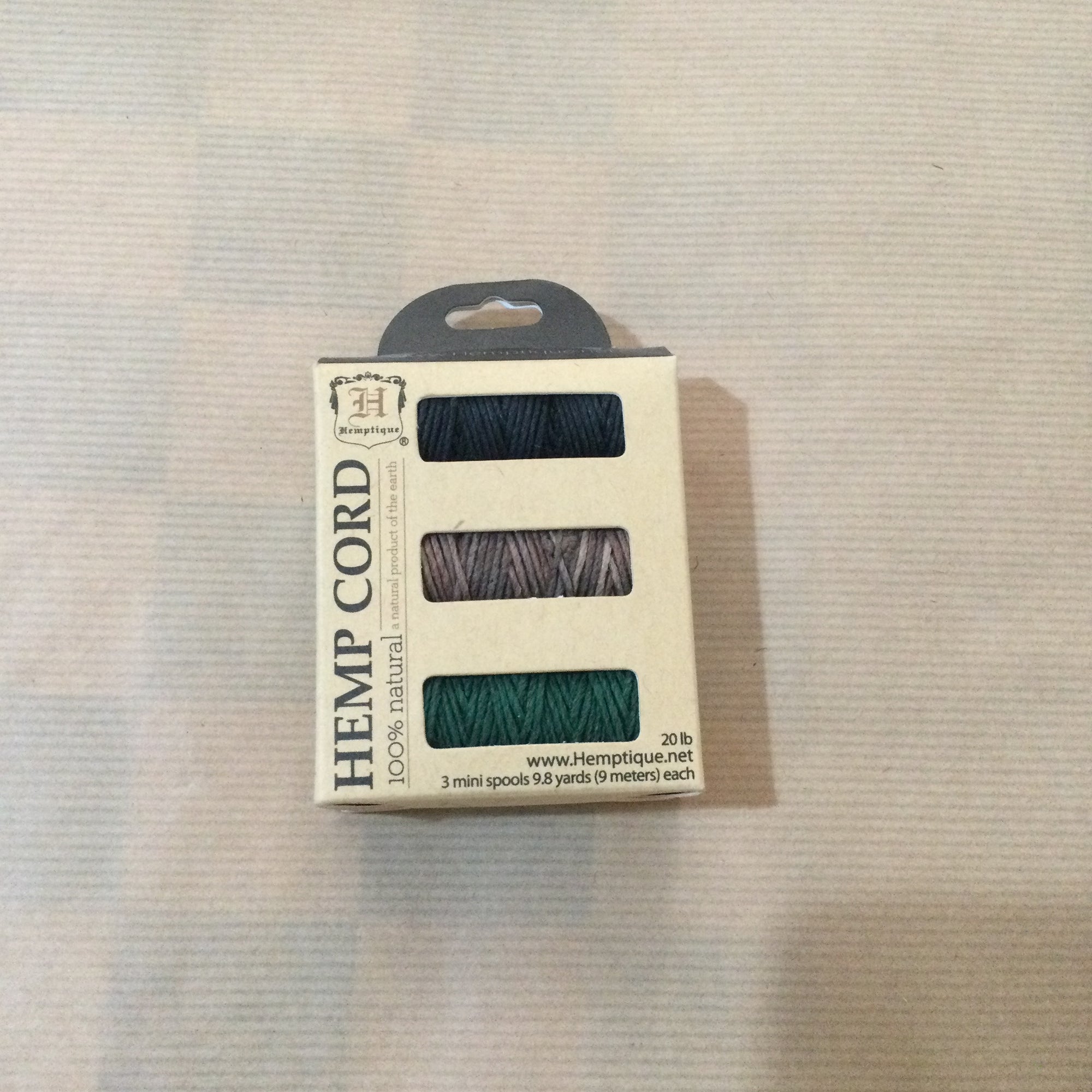 Hemptique ~ Hemp cord - pack of 3