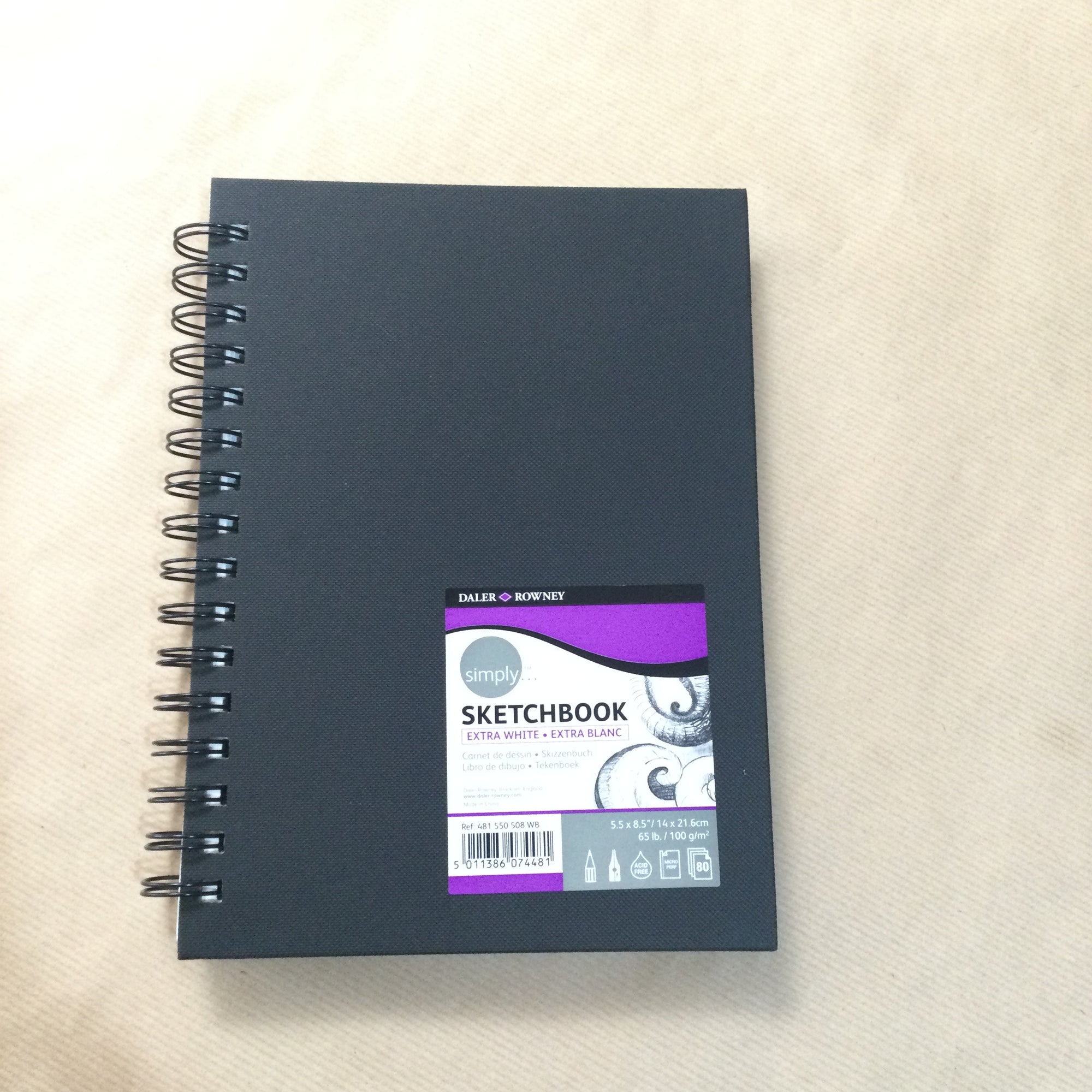 Hardback A5 Sketchbook - Daler Rowney
