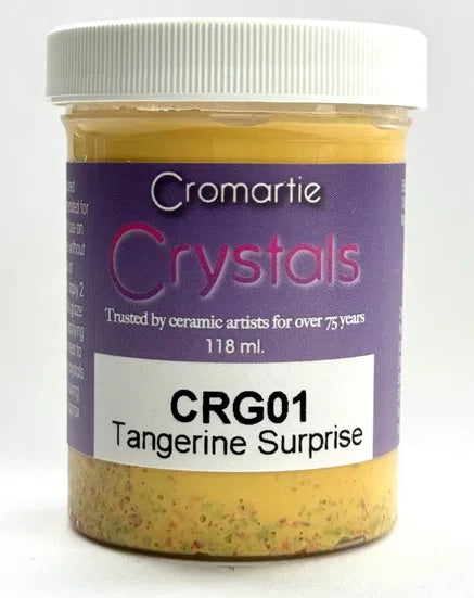 Cromartie Crystals glaze - Tangerine Surprise